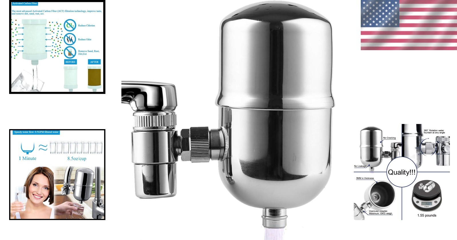 Faucet Water Purifier – Fast & Easy Installation