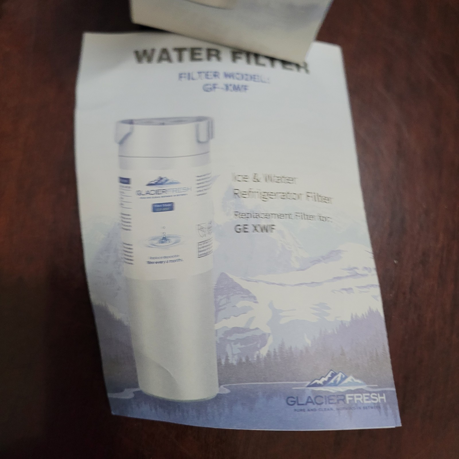 2 Pack Glacier Fresh GF-XWF Water Filter Replacement for GE XWF – New Sealed