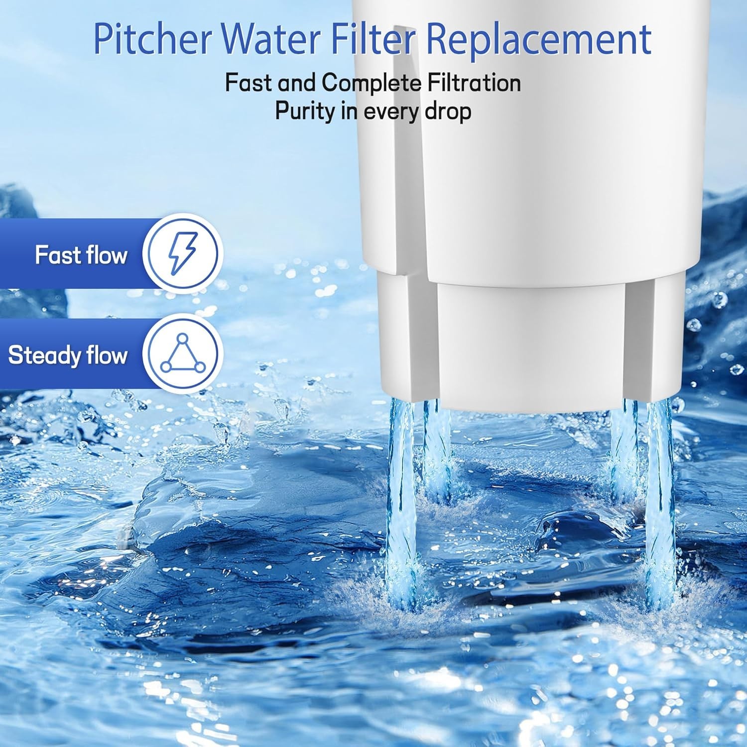 Affordable NSF Certified Pitcher Water Filter – Compatible with Multiple Brands