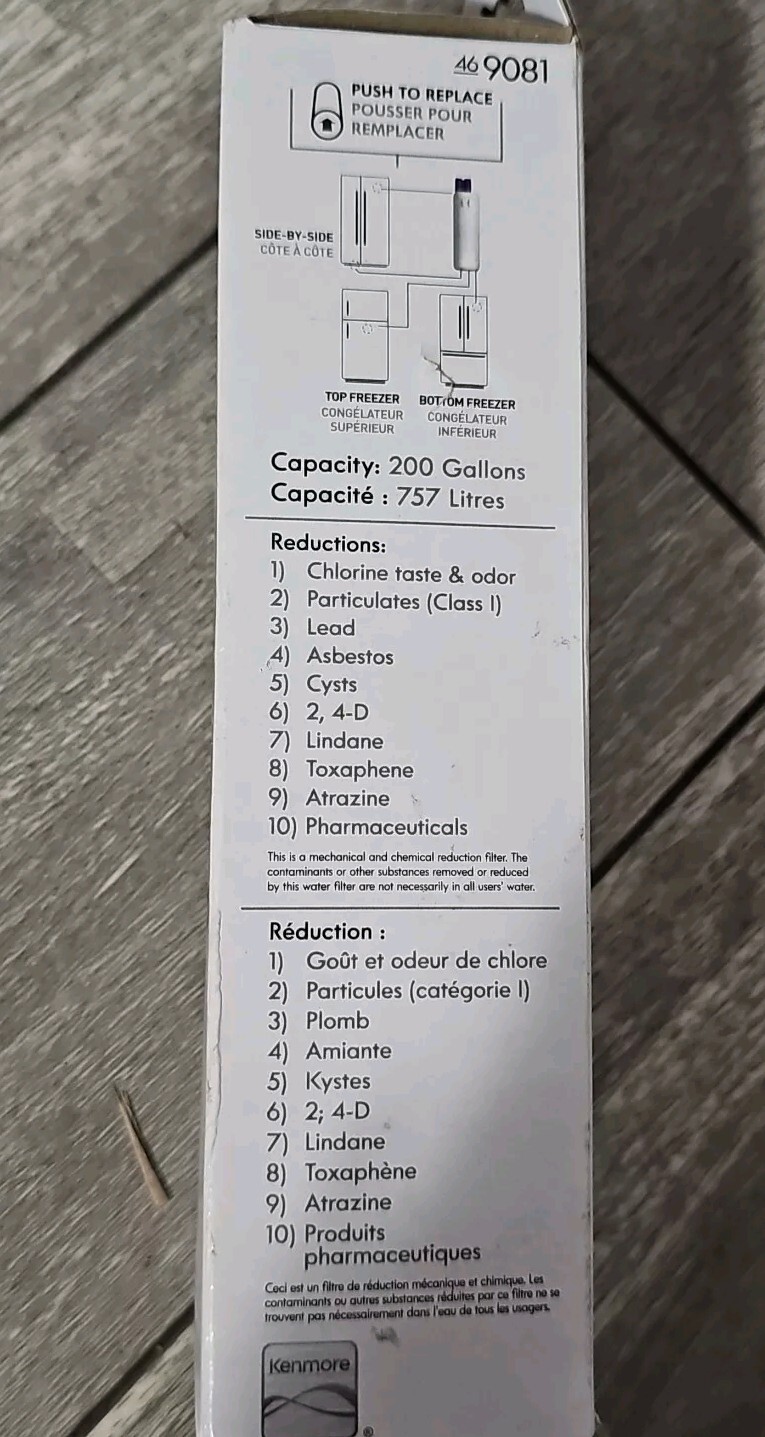 Kenmore 9081 46-9081 46-9930 Refrigerator Water Filter Replacement
