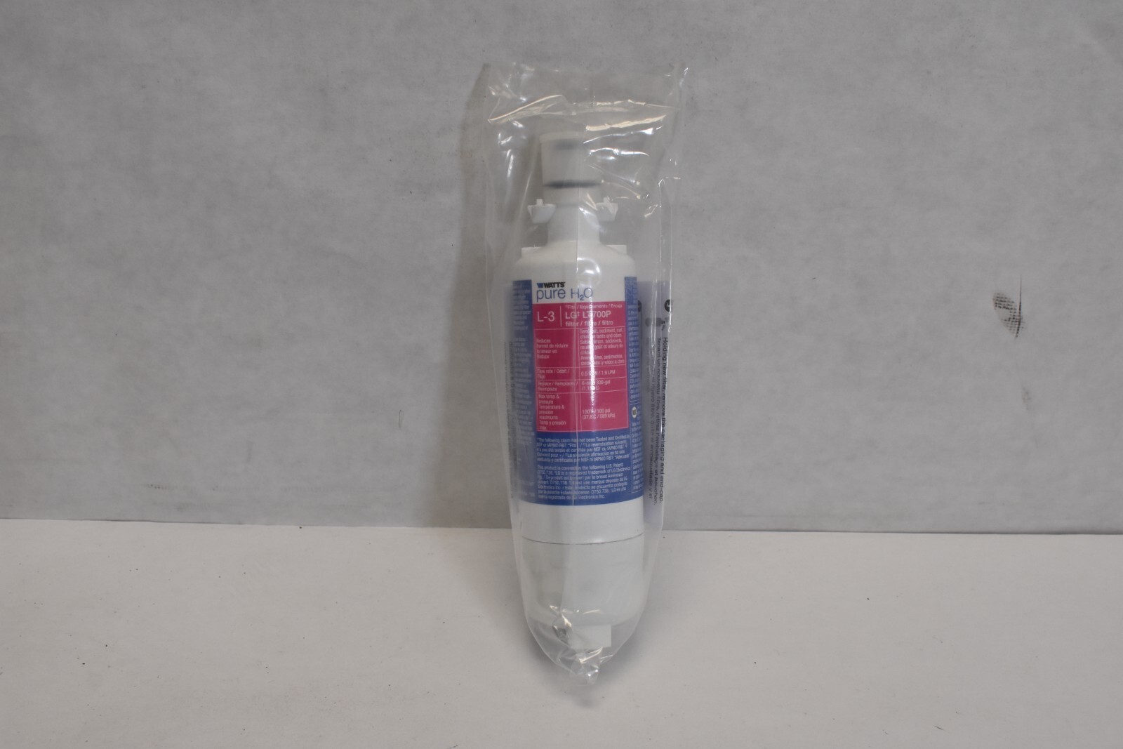 Watts Water Filter Cartridge L-3 Compatible With LG LT700P White 0958806