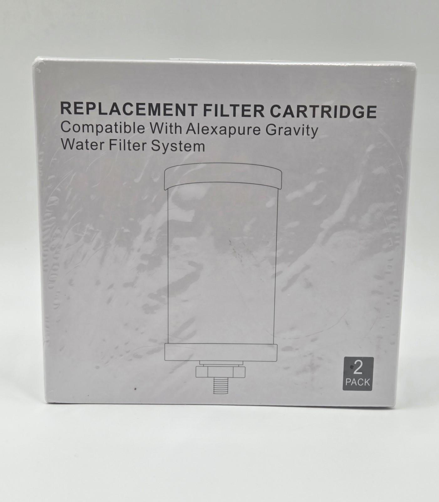 2387 Pro Water Filter for Alexapure Gravity System NSF Certified 2 Pack 5000 Gal