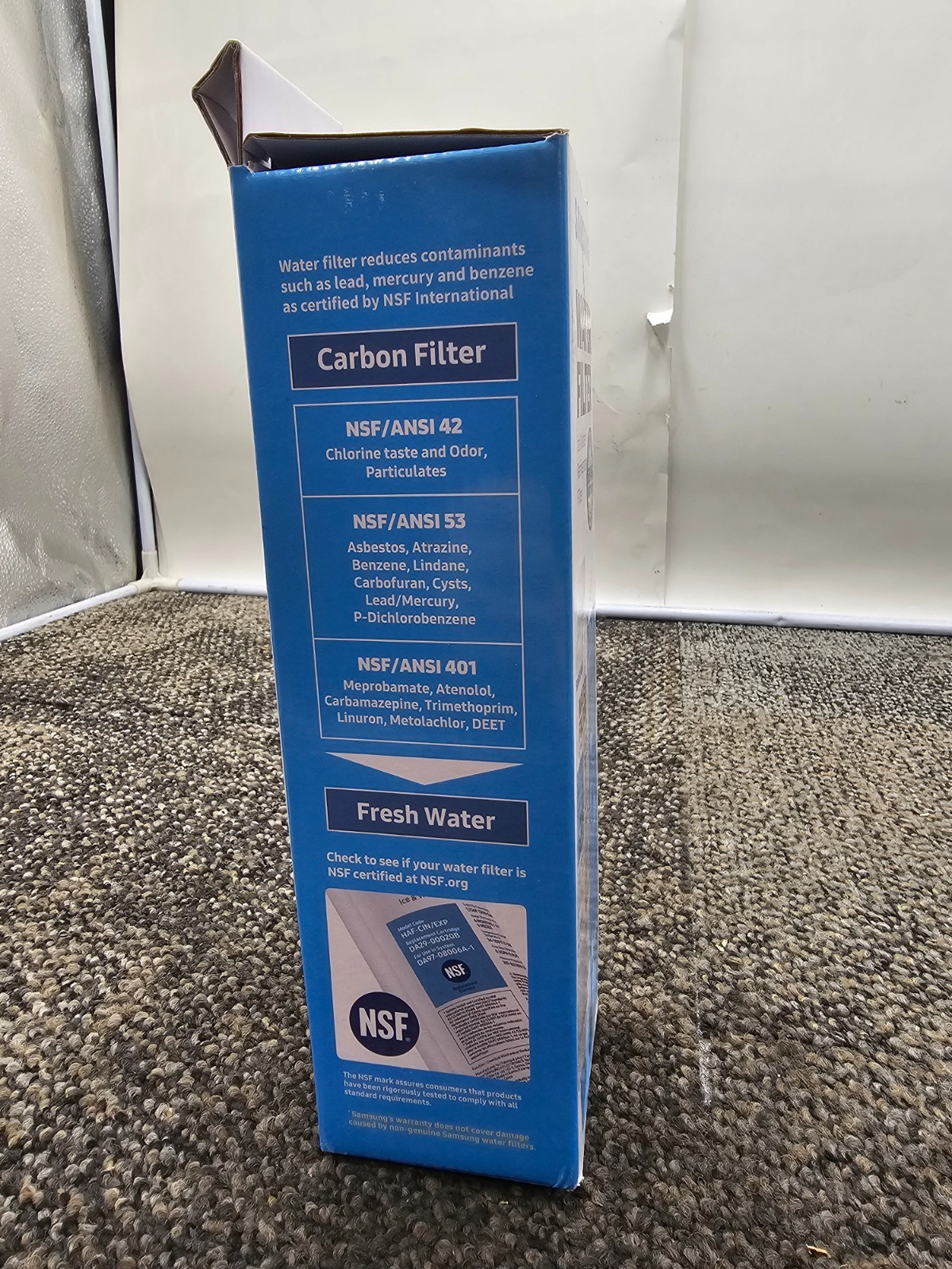 (QTY 6) Samsung DA29-00020B HAF-CIN/EXP Refrigerator Water Filter Carbon Block