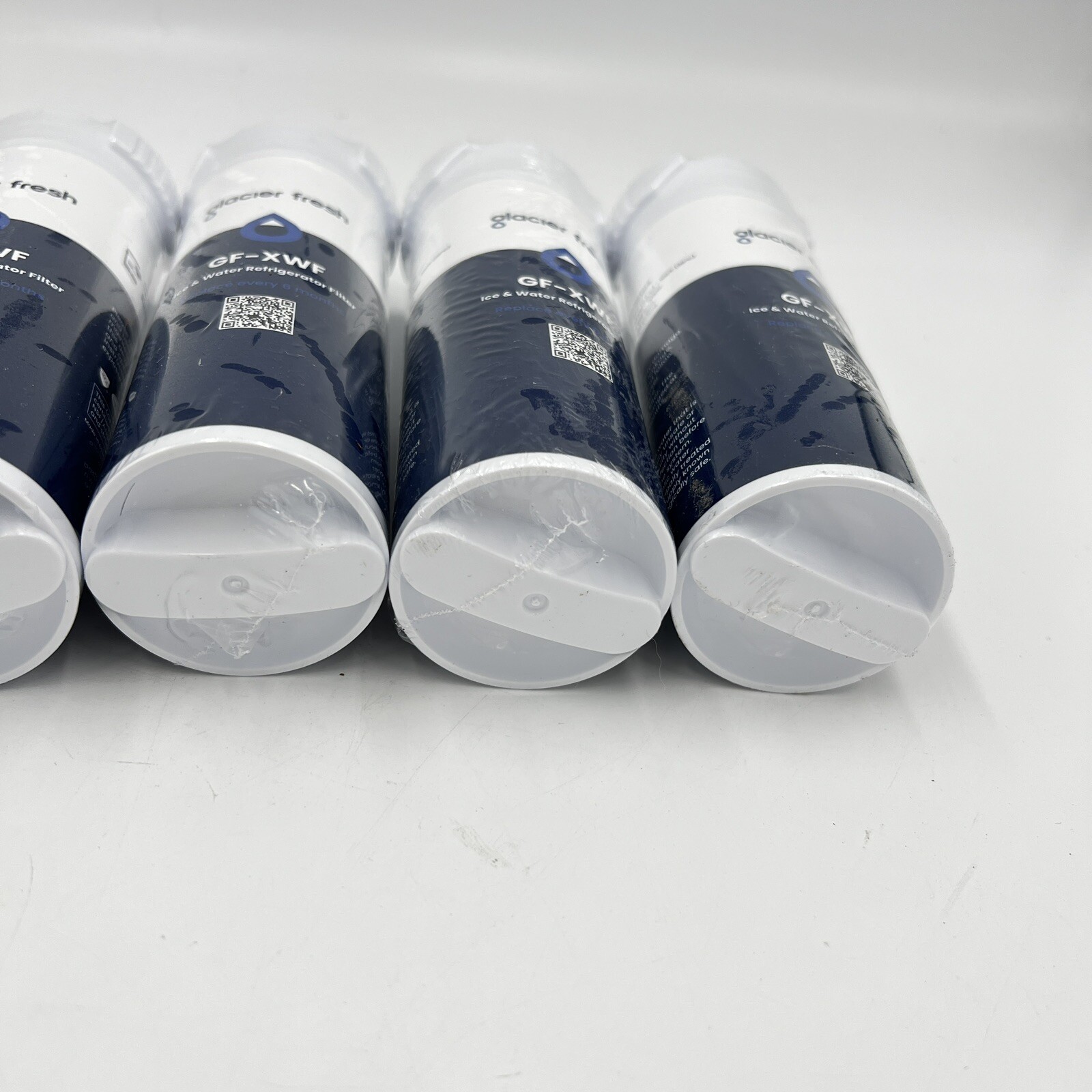 GLACIER FRESH GF-XWF Refrigerator Water Filter Replacement for GE XWF New 6 Pack
