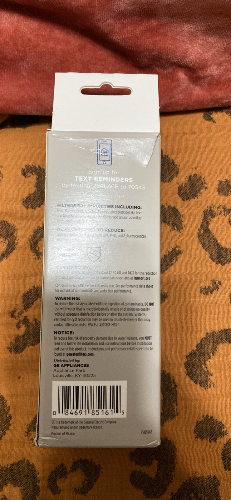GE XWFE Refrigerator Water Filter – White