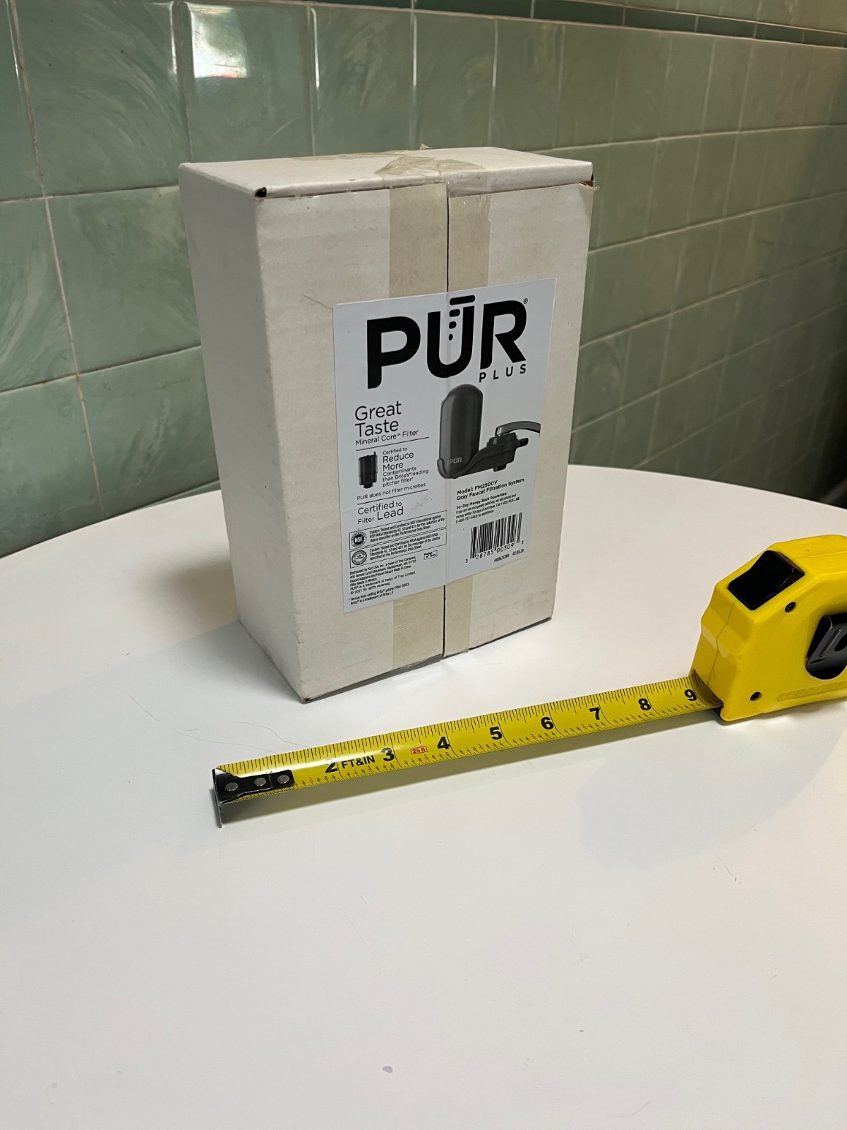 PUR PLUS Faucet Mount Water Filtration System, Gray – FM2500V NEW UNOPENED BOX