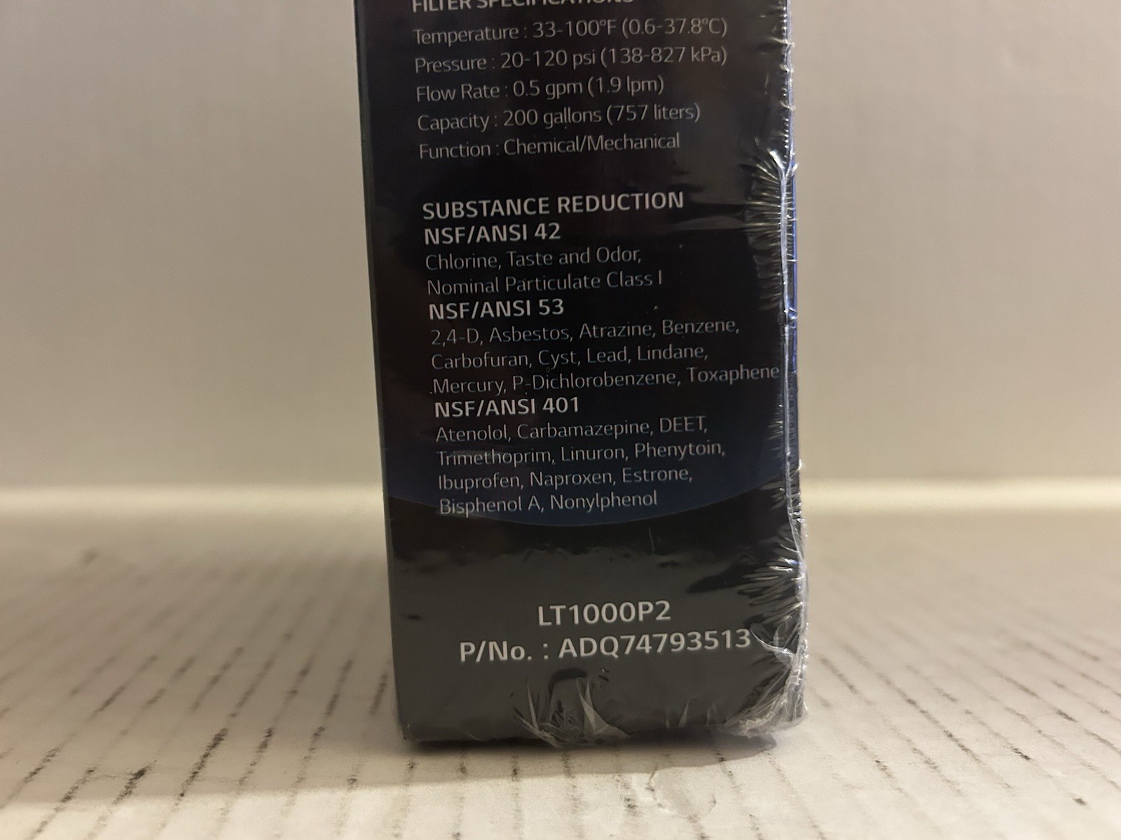 2pk LG Refrigerator Water Filter LT1000P2 Replacement Cartridge Genuine
