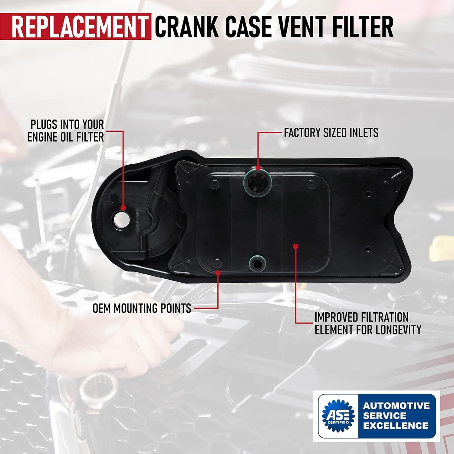 Efficient CCV Ventilation Filter for Heavy-Duty Vehicles – Fits Multiple Models