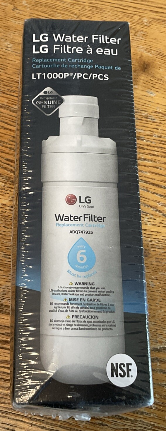 NIP LG Water Filter Replacement Cartridge LT1000P/PC/PCS 6 month/200 Gallons