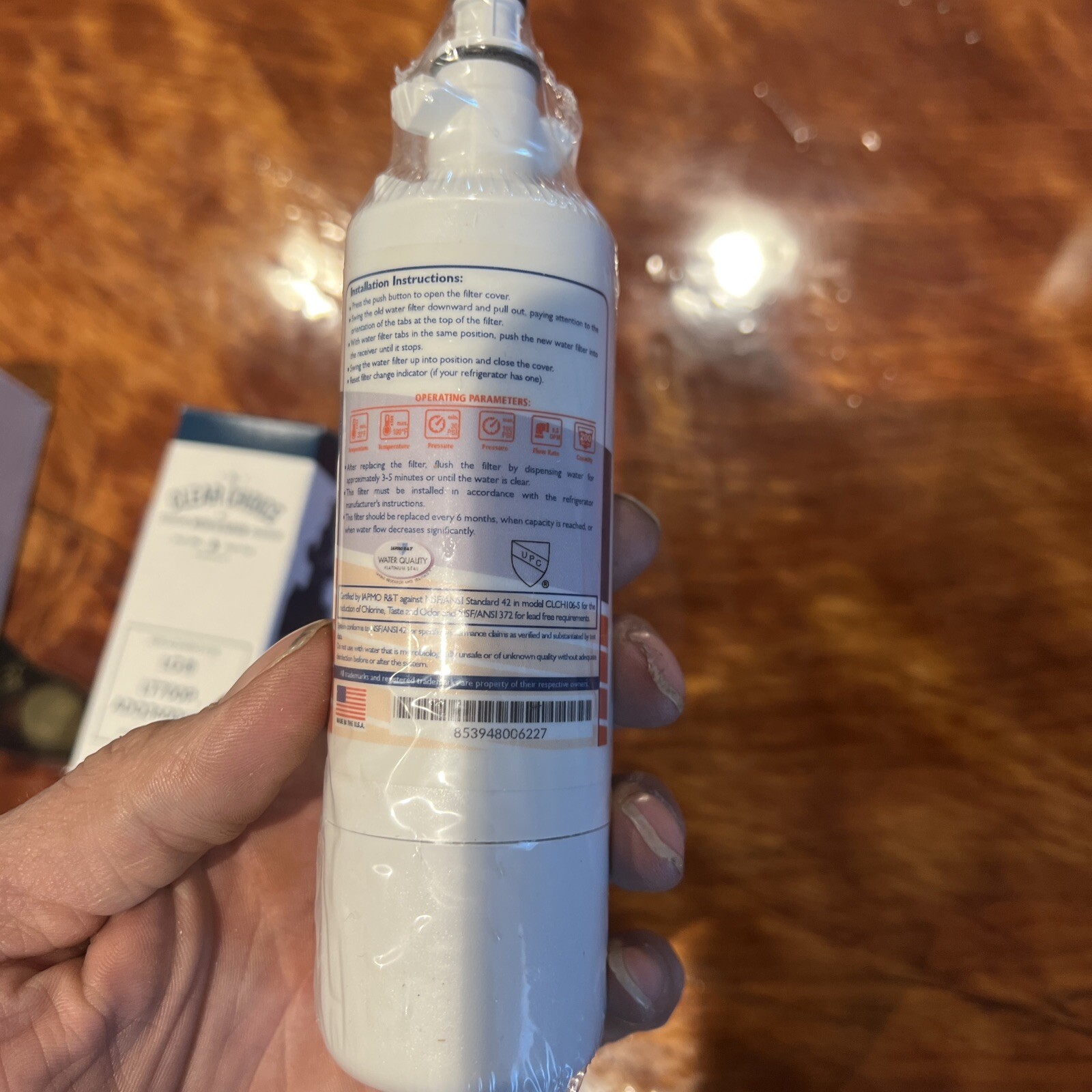 Clear Choice CLCH106 Kenmore Refrigerator Water Filter Replacement LG LT700P