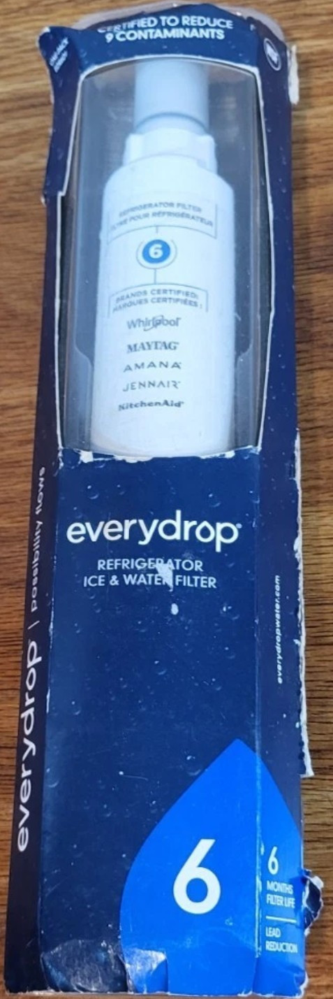 Whirlpool Everydrop Ice and Water Refrigerator Filter – White (EDR6D1)