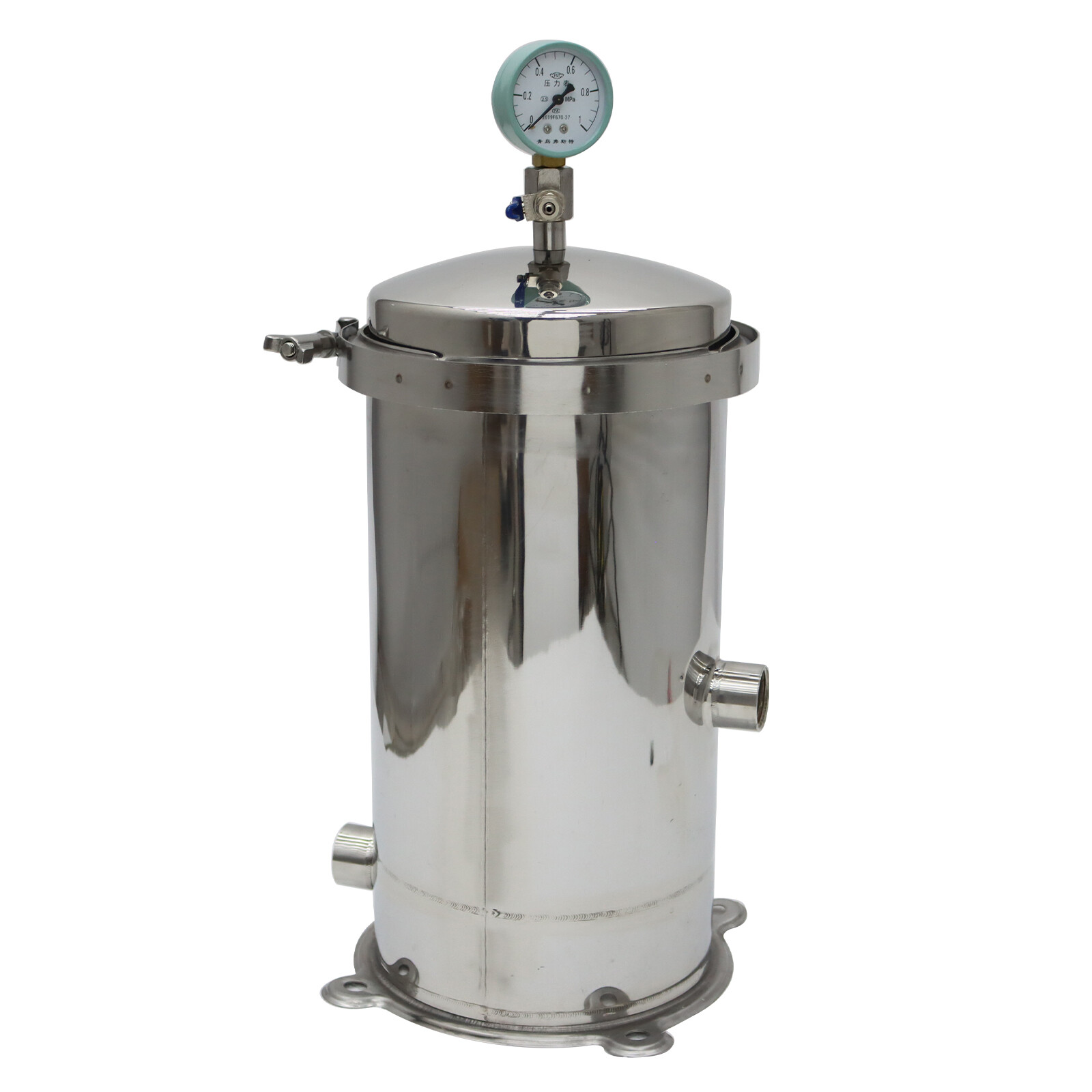10» PP Cotton Water Filter Stainless Steel DN25 1» Inlet 3-4ton/h Flow Clamp