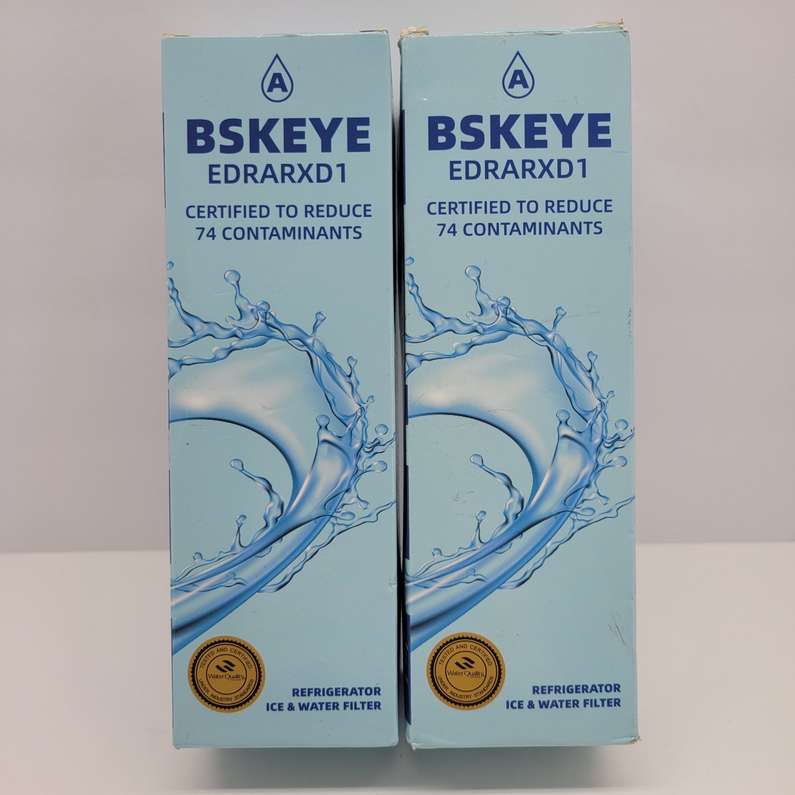 2 Pk EDRARXD1 Ice and Water Refrigerator Filter A -(NEW SEALED)
