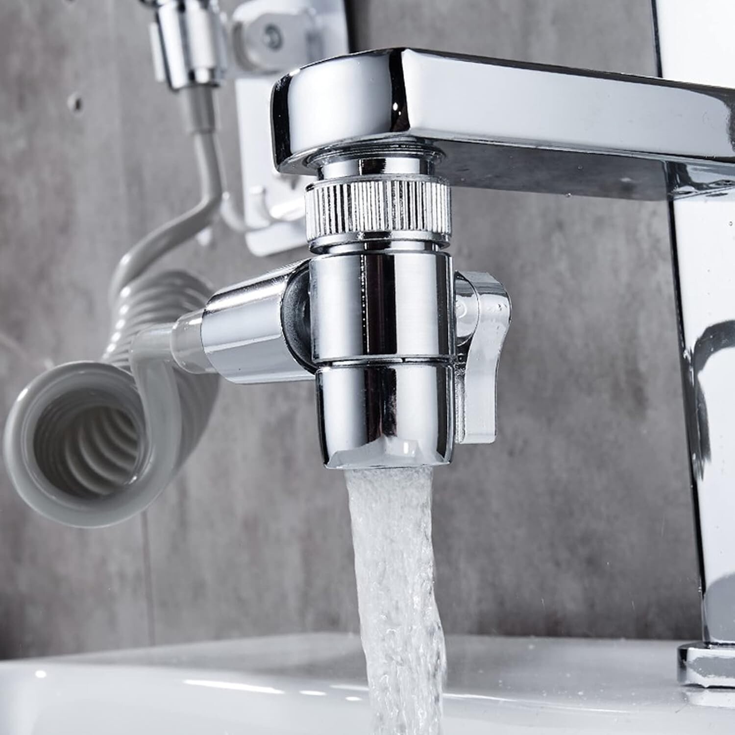 Compact Kitchen & Bath Diverter Valve with Multiple Adapters – Premium Quality