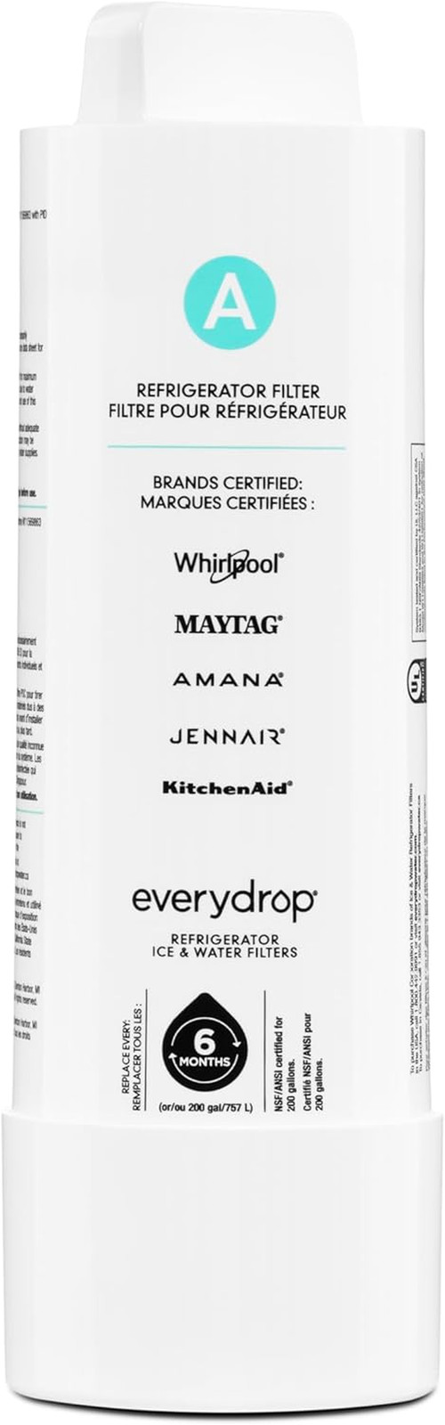 Refrigerator Water Filter a – EDRARXD1 (Pack of 1)