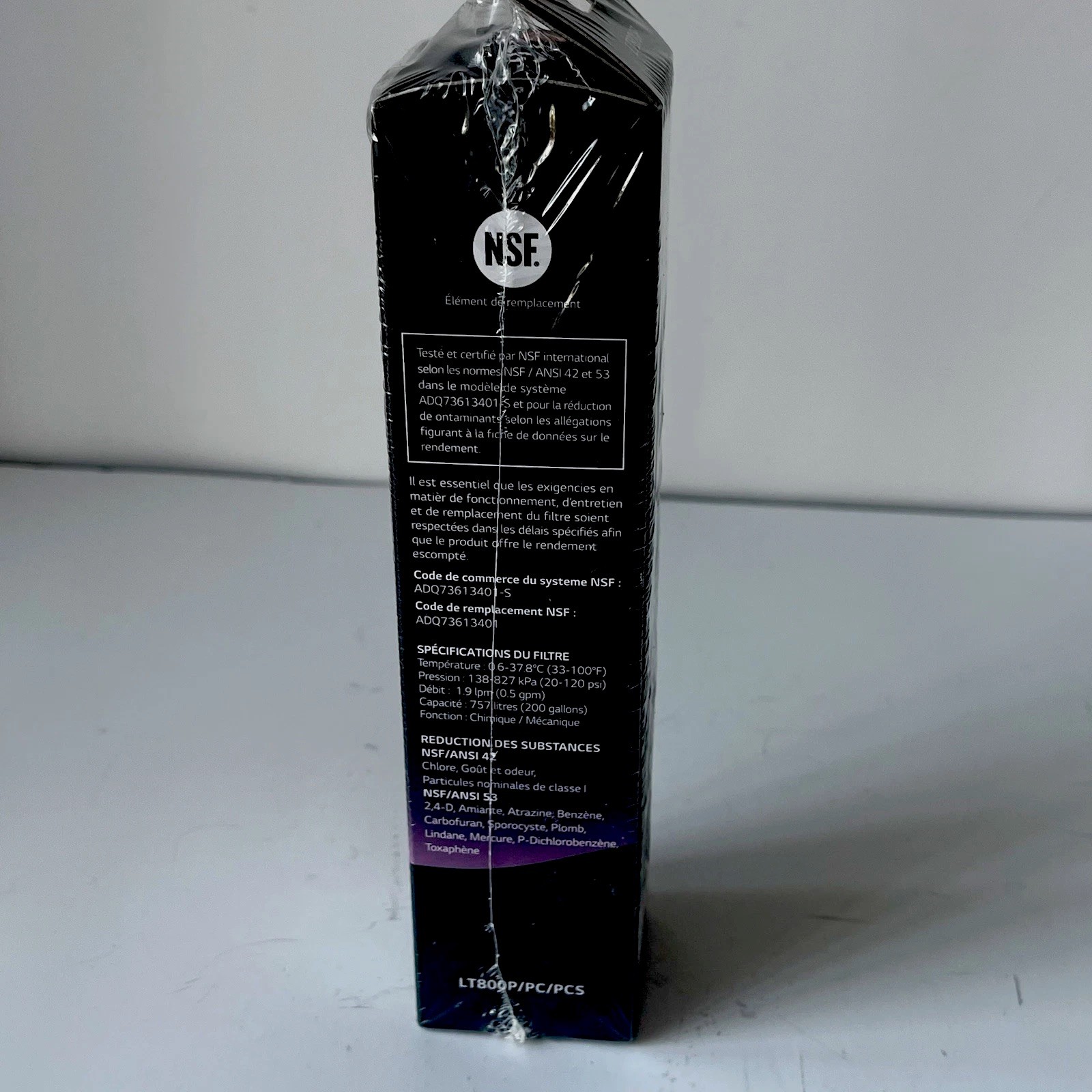 OEM Sealed LG LT800P Fridge Water Filter 200 Gallons 6 Mos ADQ73613401 Korea New