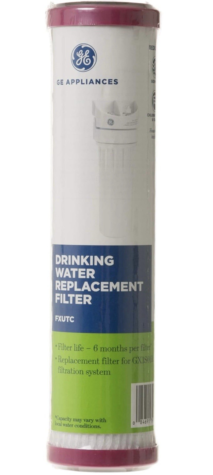 GE Basic Single Stage Drinking Water Filter for GX1S01R Under Sink System💧