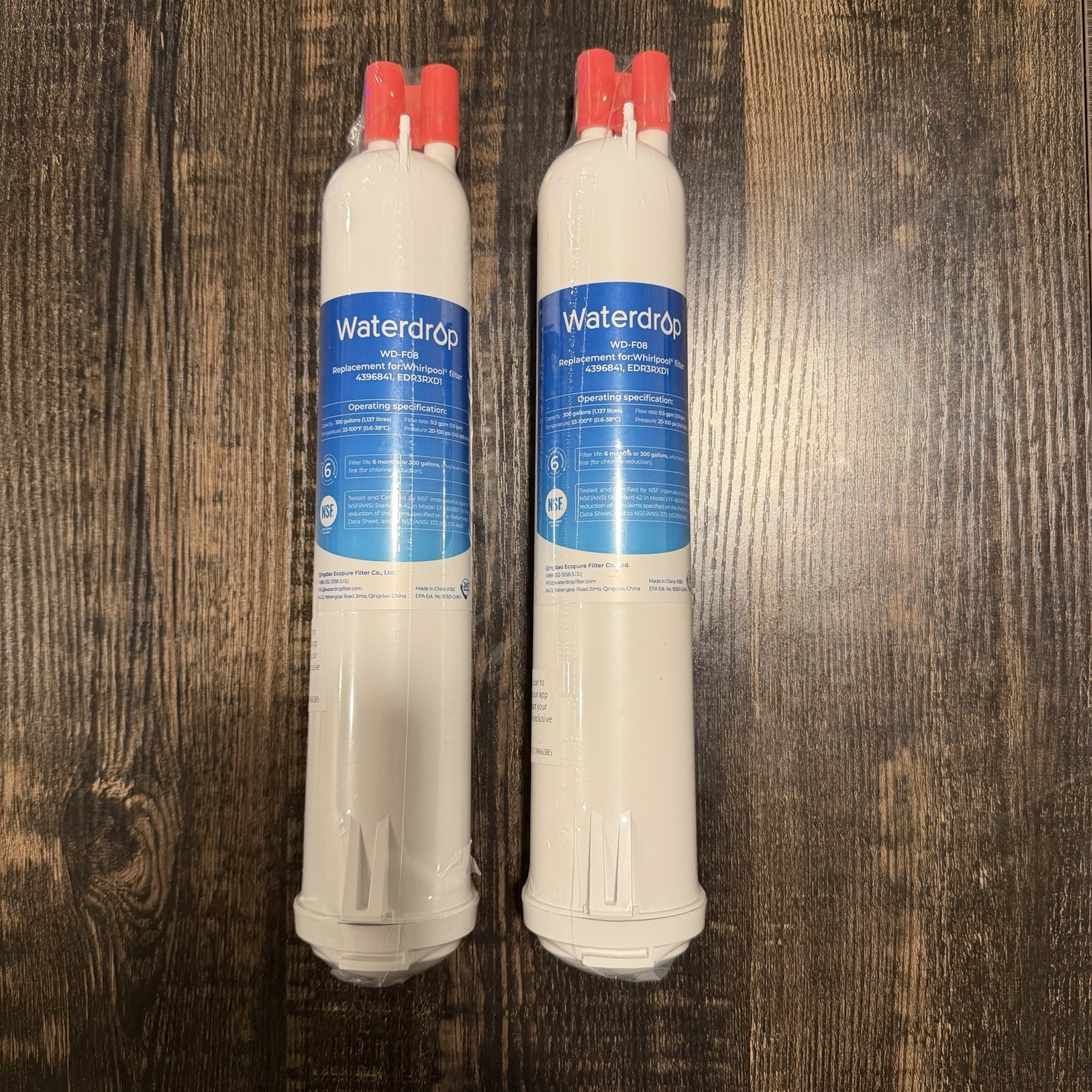 Waterdrop Filters Model WD-F08 NEW (2 Pack)