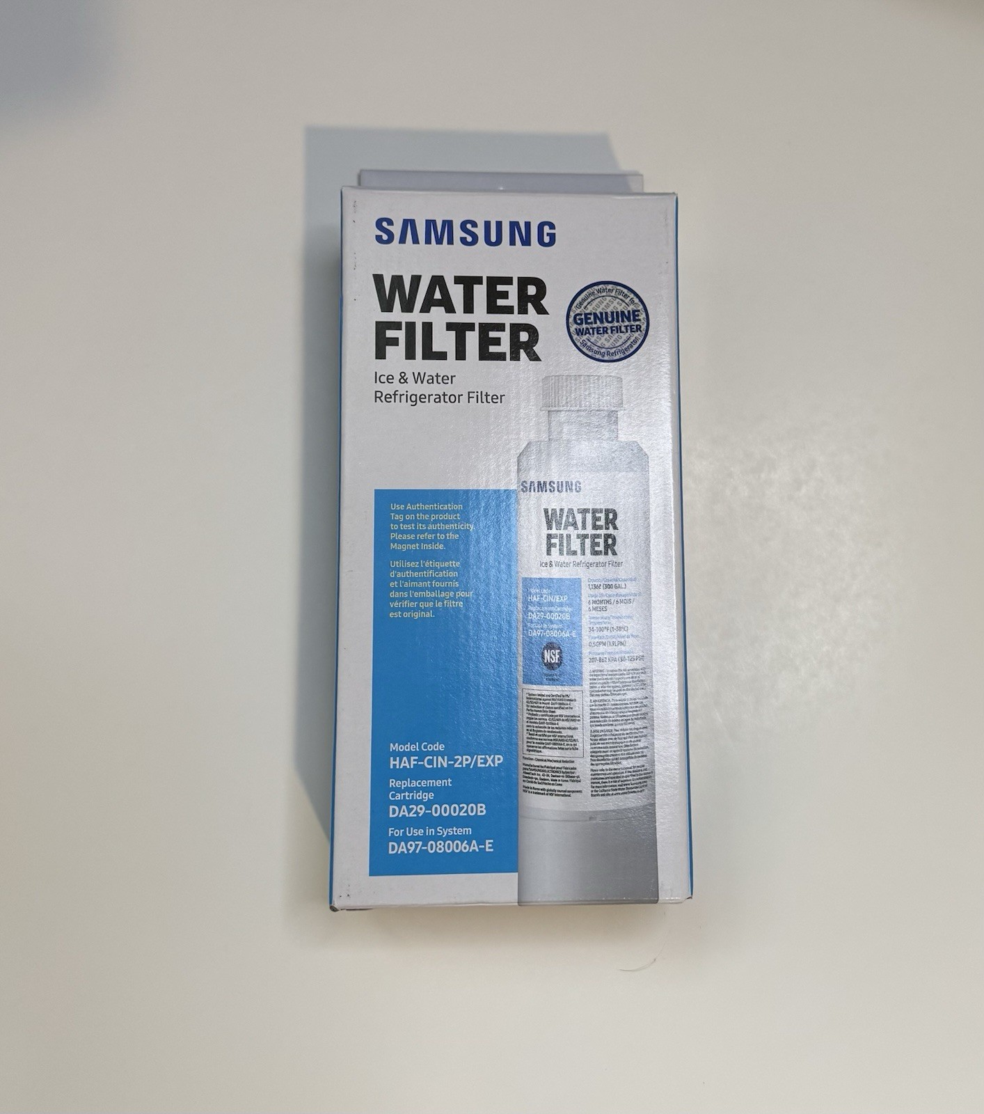 Samsung Refrigerator Water Filer – HAF-CIN-2P/EXP