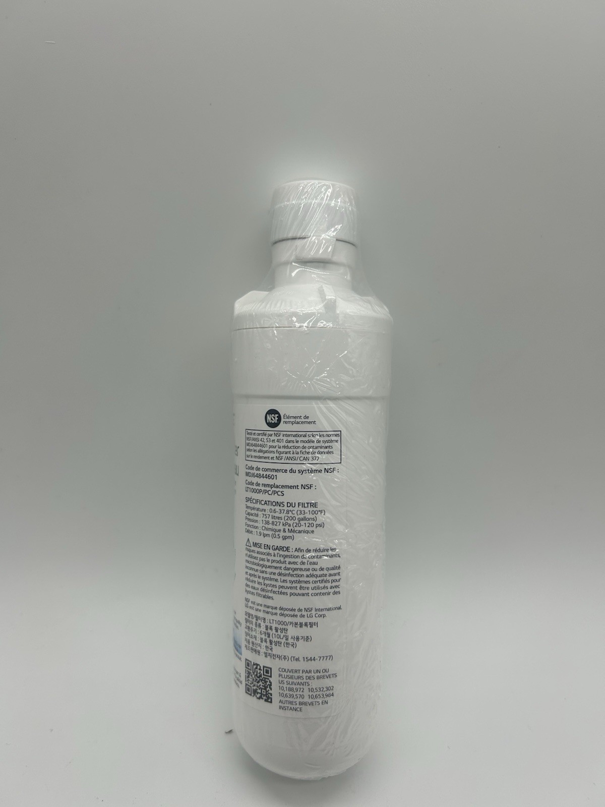 LG LT1000P/PC/PCS Refrigerator Water Filter Replacement 6 month/200 gallon