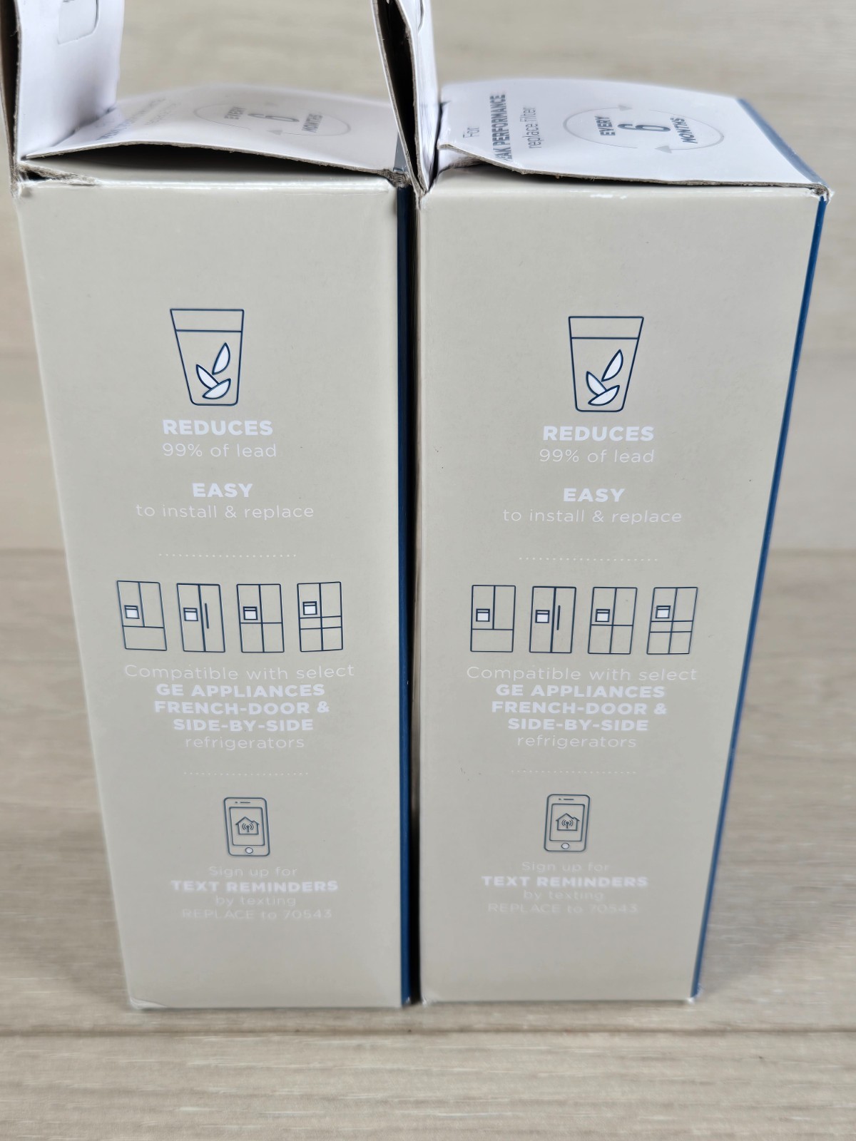 2-PACK! GE XWFE Refrigerator Water Filter Genuine Replacement