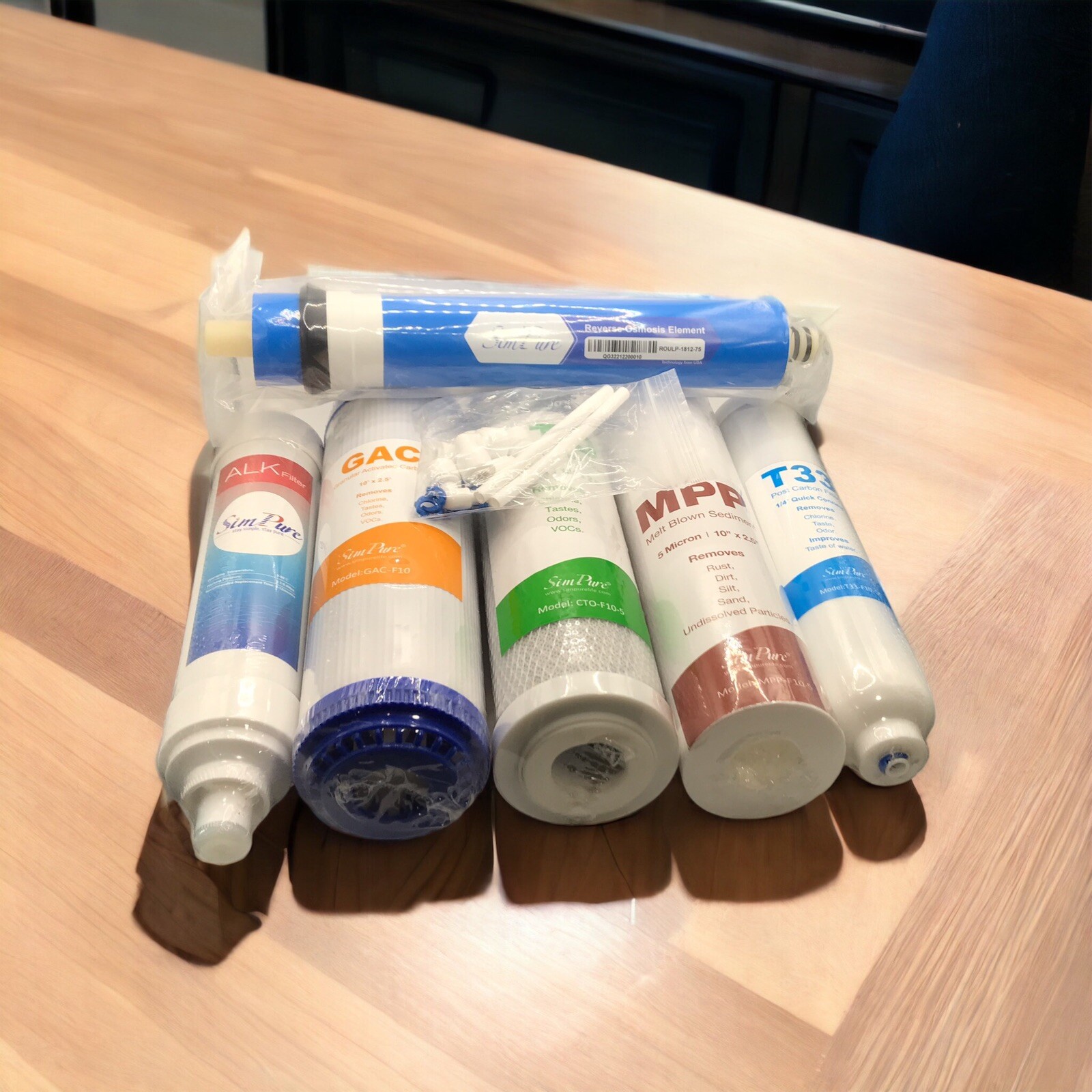 Reverse Osmosis Water Filter Cartridge Replacement 6-Stage System 6-Pack