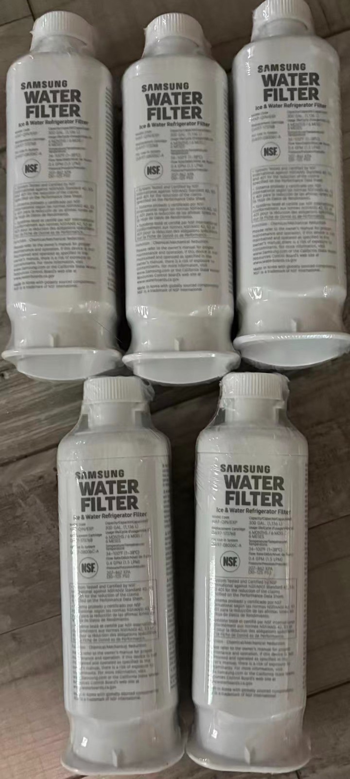 Samsung Ice & Water Refrigerator Filter Model HAF-QIN/EXP : 5 pcs