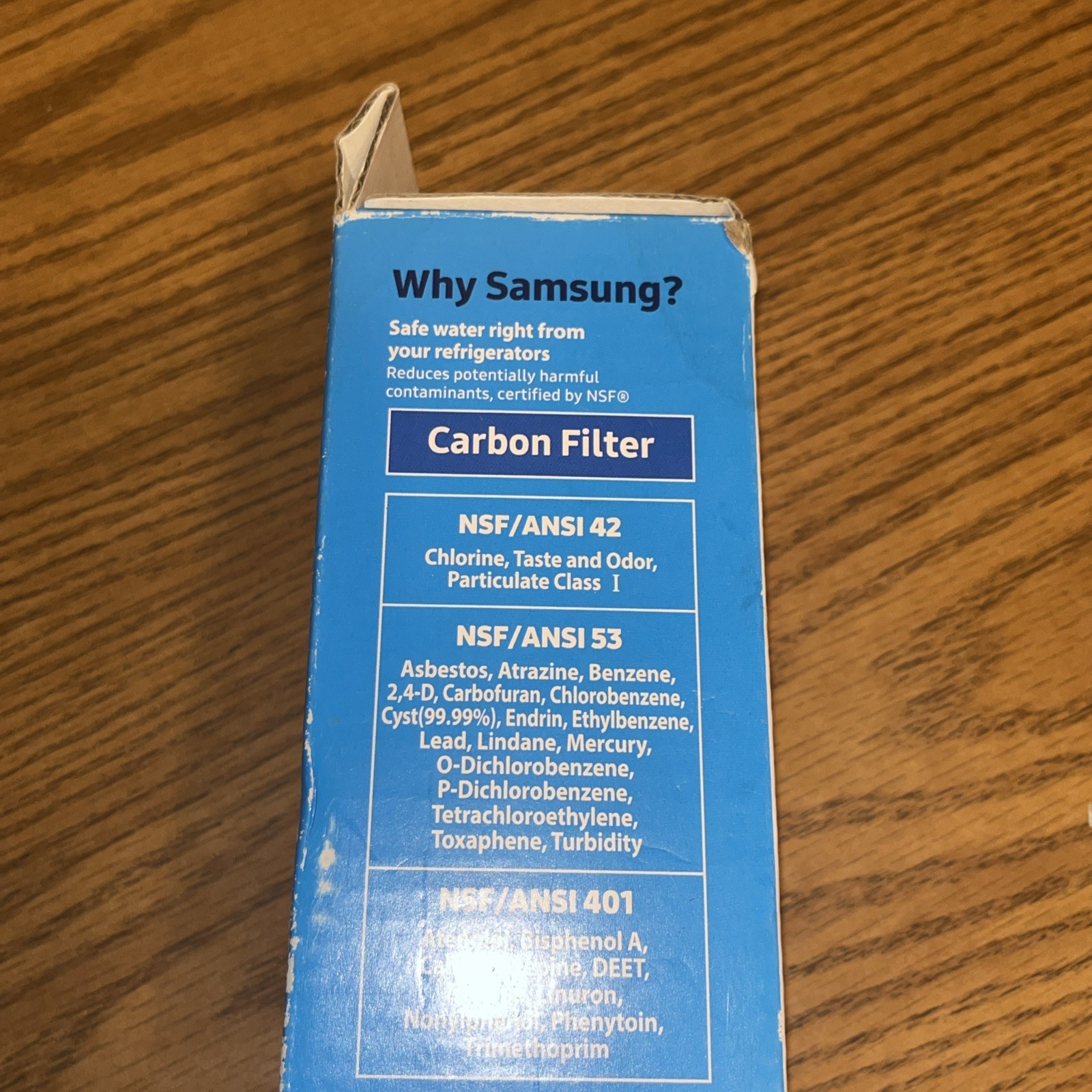 SAMSUNG Water Filter for Refrigerator Water and Ice DA29-00020B, 1 PACK Sealed