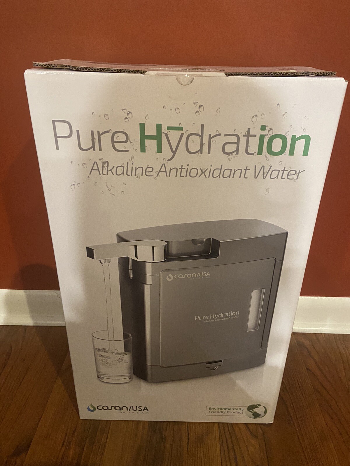 PURE HYDRATION Alkaline Antioxidant Water Advanced Filtration Cosan/￼USA NEW BOX