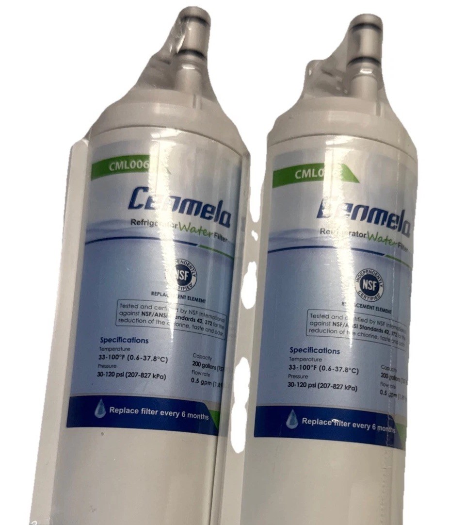 Cenmela CML006 200 Gallons Filter Compat/ Frigidaire WF3CB DU NEW 2 Pack