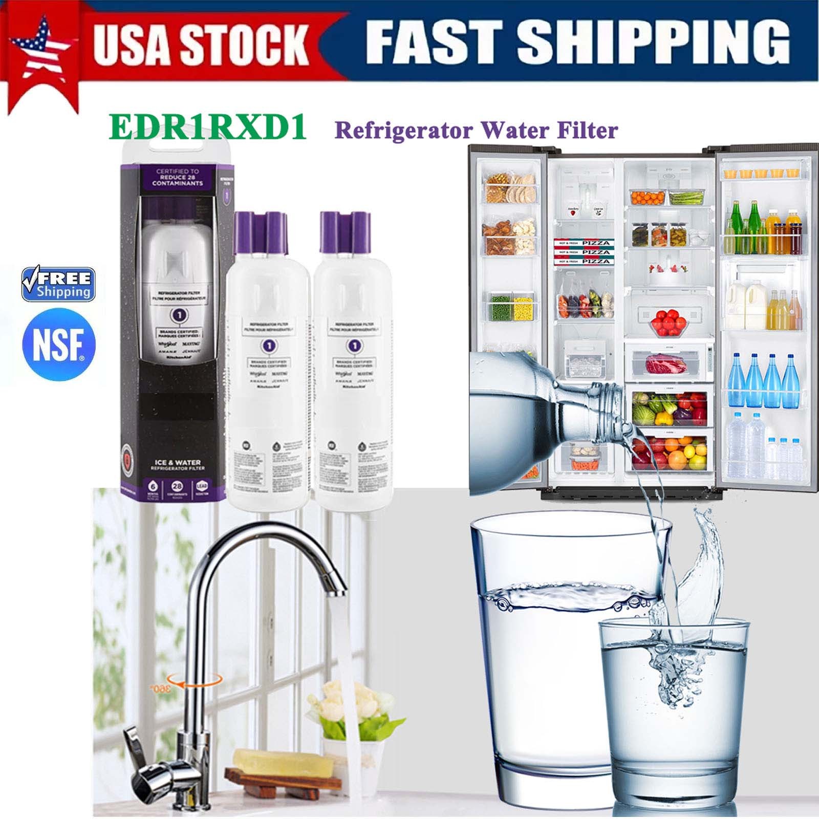 2/4/6PACK ΕDR1RXD1 Refrigerator Wate Filter 1 Replacement New Sealed FREE SHIP