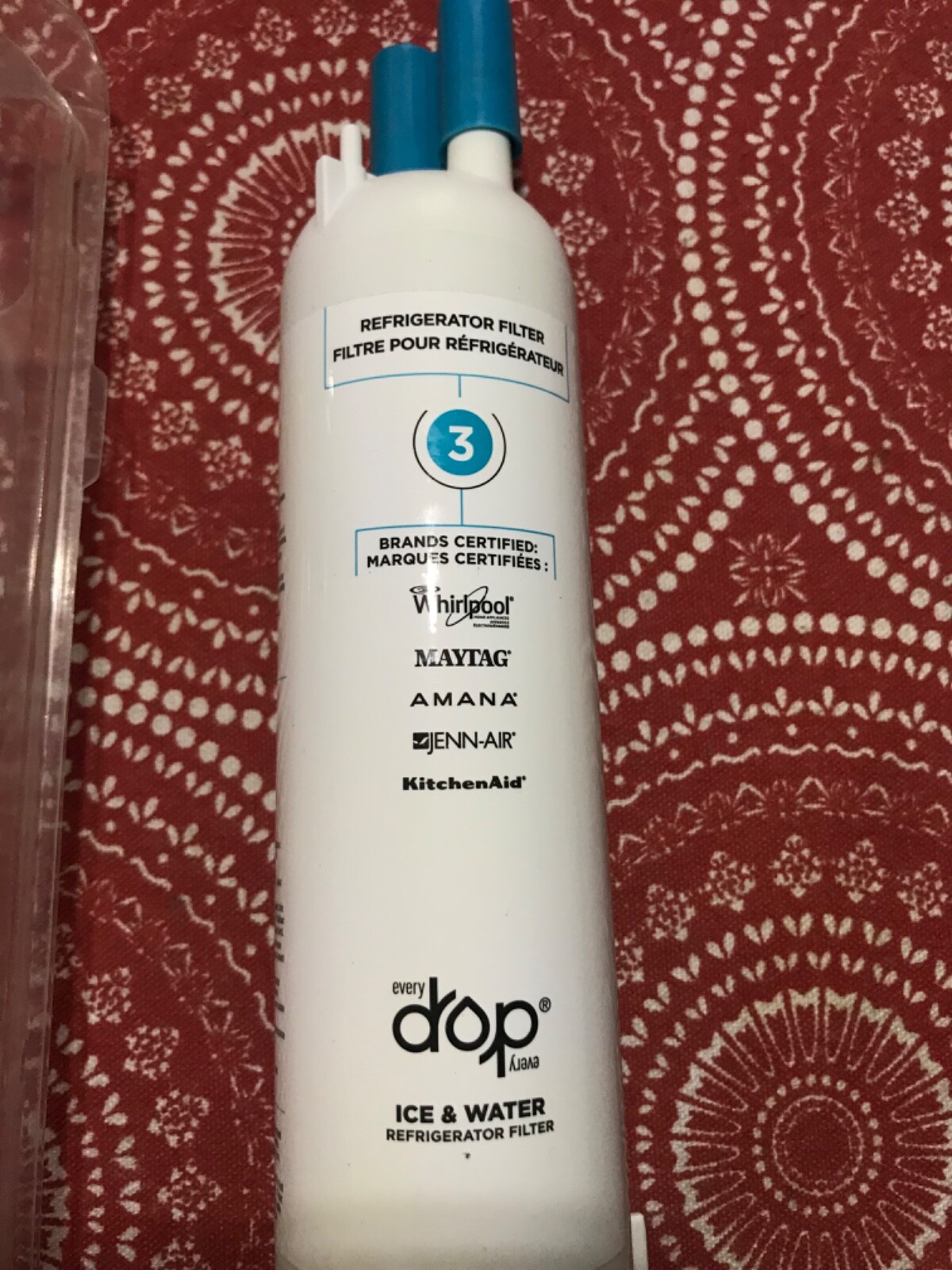 Refrigerator Filter 3, EDR3RXD1, SinglePack
