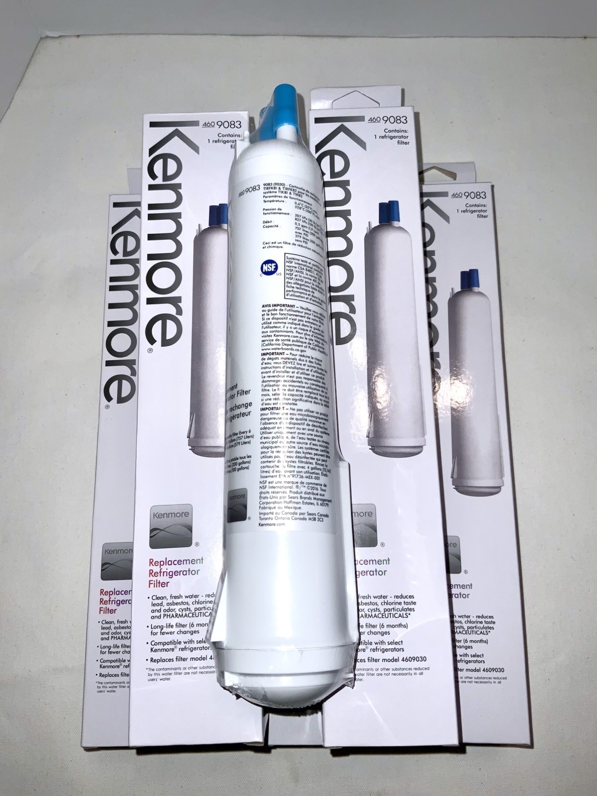 5 PACK – 460-9083 Replacement Refrigerator Water Filter Cartridges Fits: Kenmore