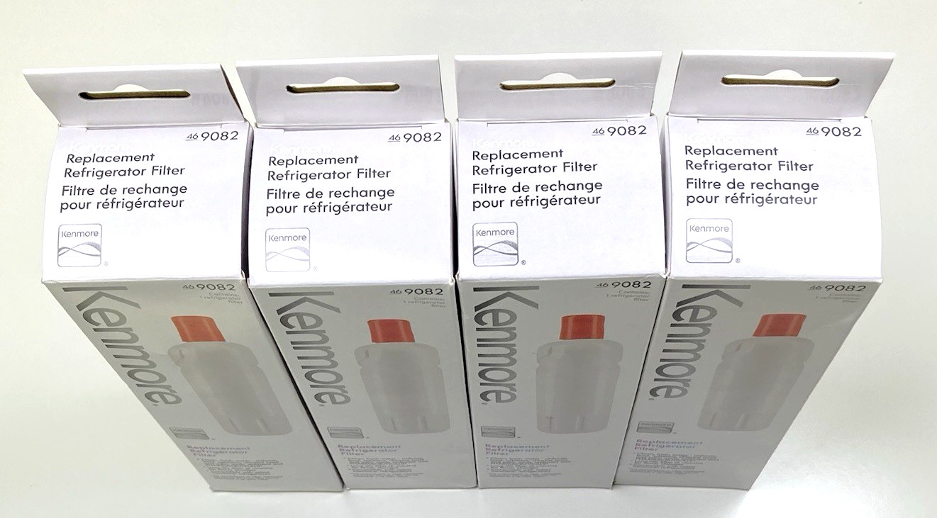 4- New, 9082 Replacement Refrigerator Filter Kenmore 46-9082,46-9903, Free Ship
