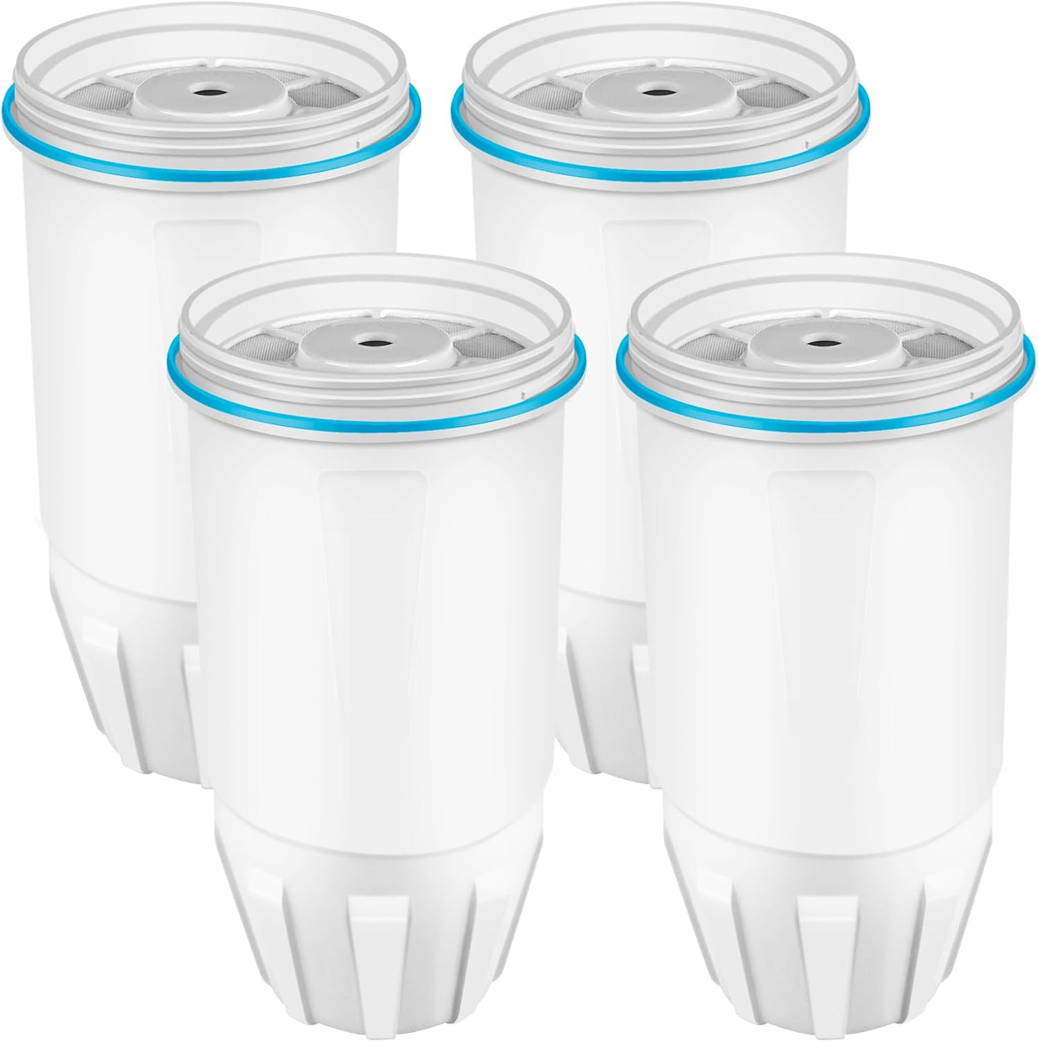 Water Filter 4 Pack for ZERO Filters Pitchers Dispensers ZR-001 ZR-017 ZR-004