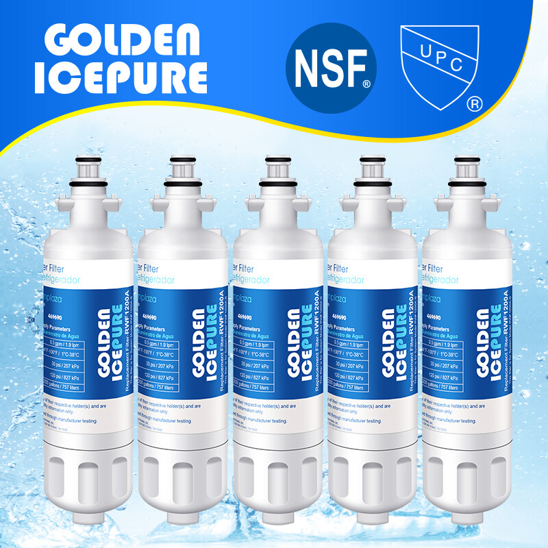 Fit For LG LT700P ADQ36006101 Kenmore Elite 46-9690 GoldenIcepure Filter 5 Pack