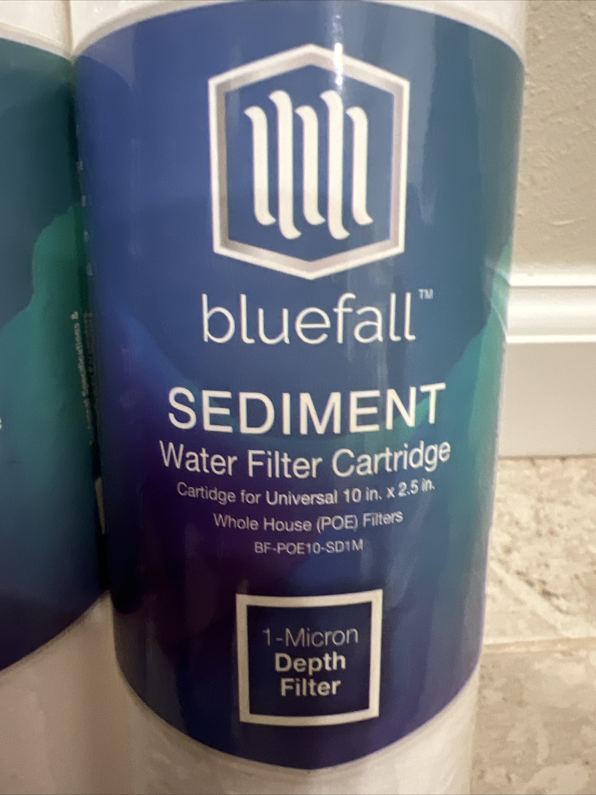 2 Pack- 1 Micron Sediment Water Filters 10 in. x 2.5” New, Sealed