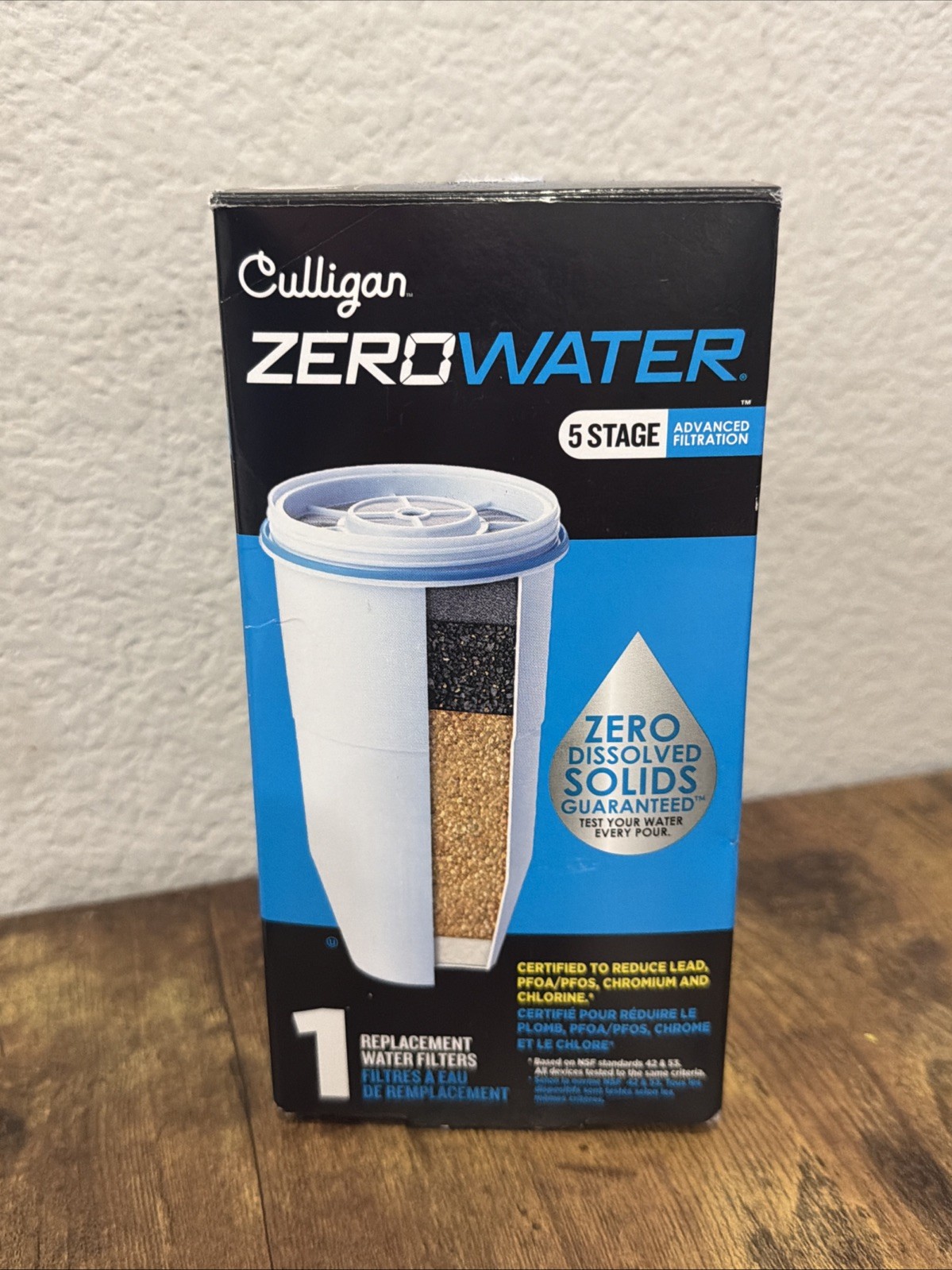 Zero Water Premium 5 Stage Ion Exchange Replacement Water Filter Model ZR-001
