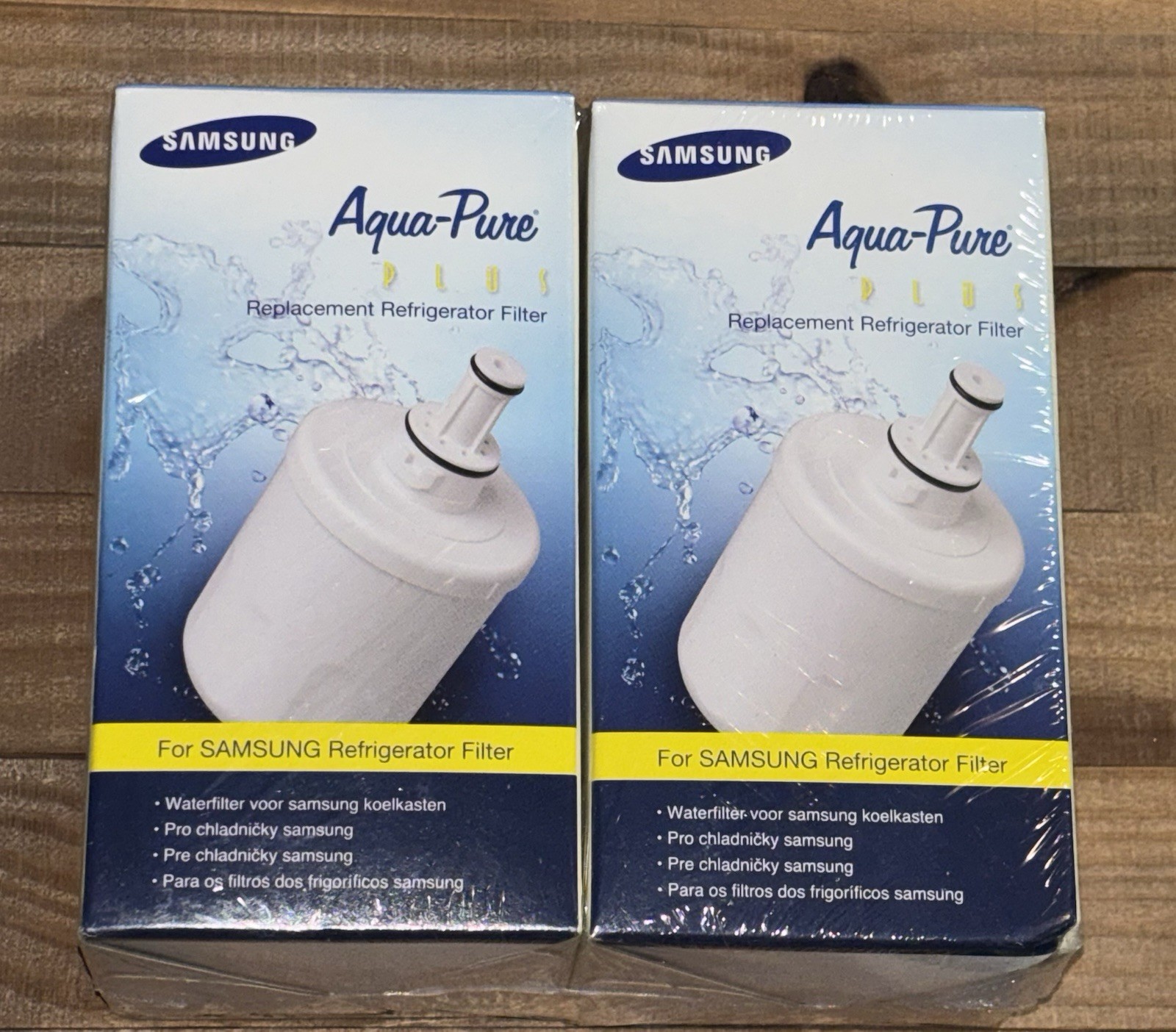 2 Pack- Genuine Samsung Aqua Pure Plus DA29-00003G Refrigerator Water Filter New