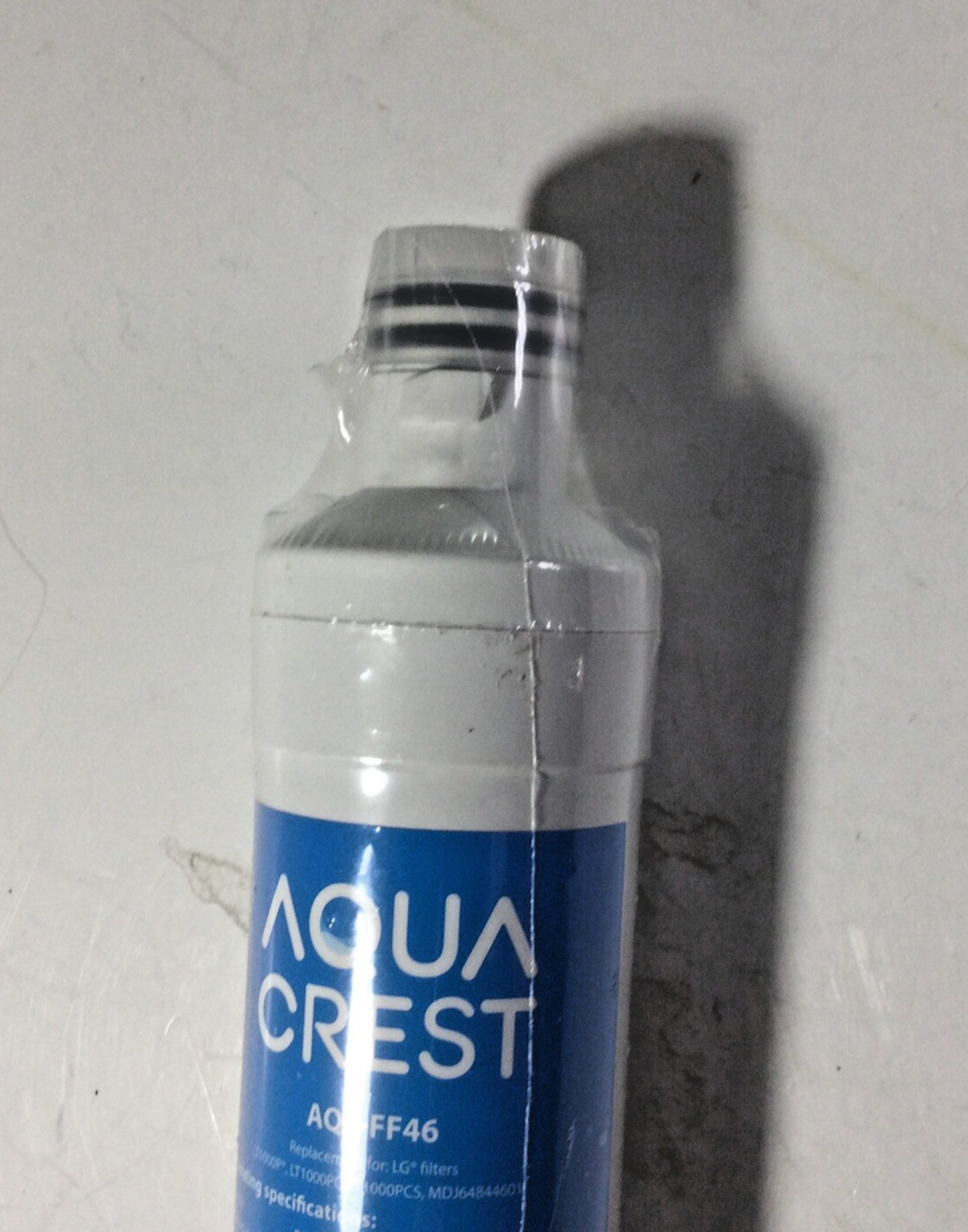 Aqua Crest AQF-FF46 Refrigerator Water Filter New Sealed . THIS IS A SQUARE DEAL
