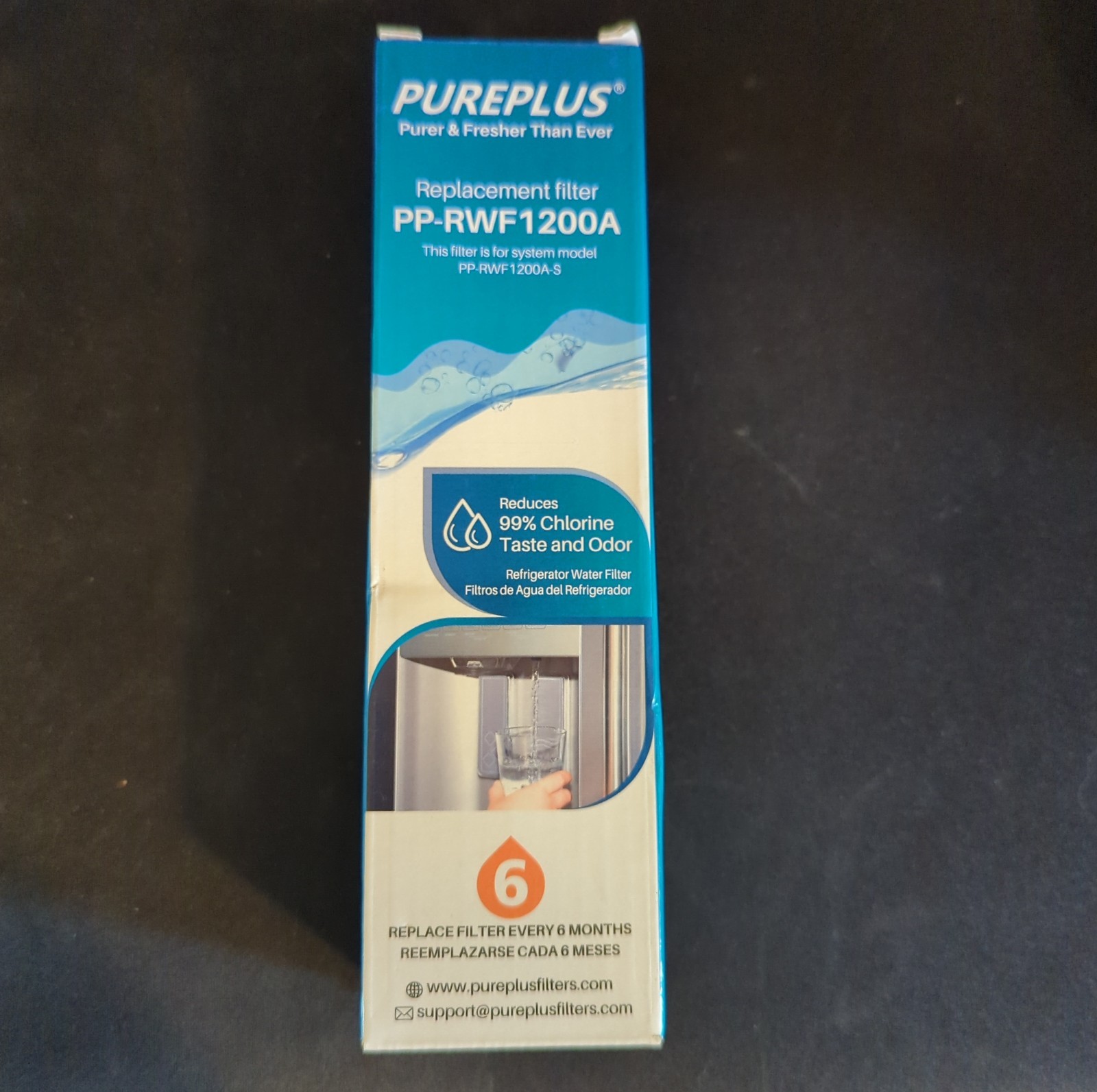 PurePlus PP-RWF1200A Refrigerator Water Filter PP-RWF1200A-S New 200 Gal
