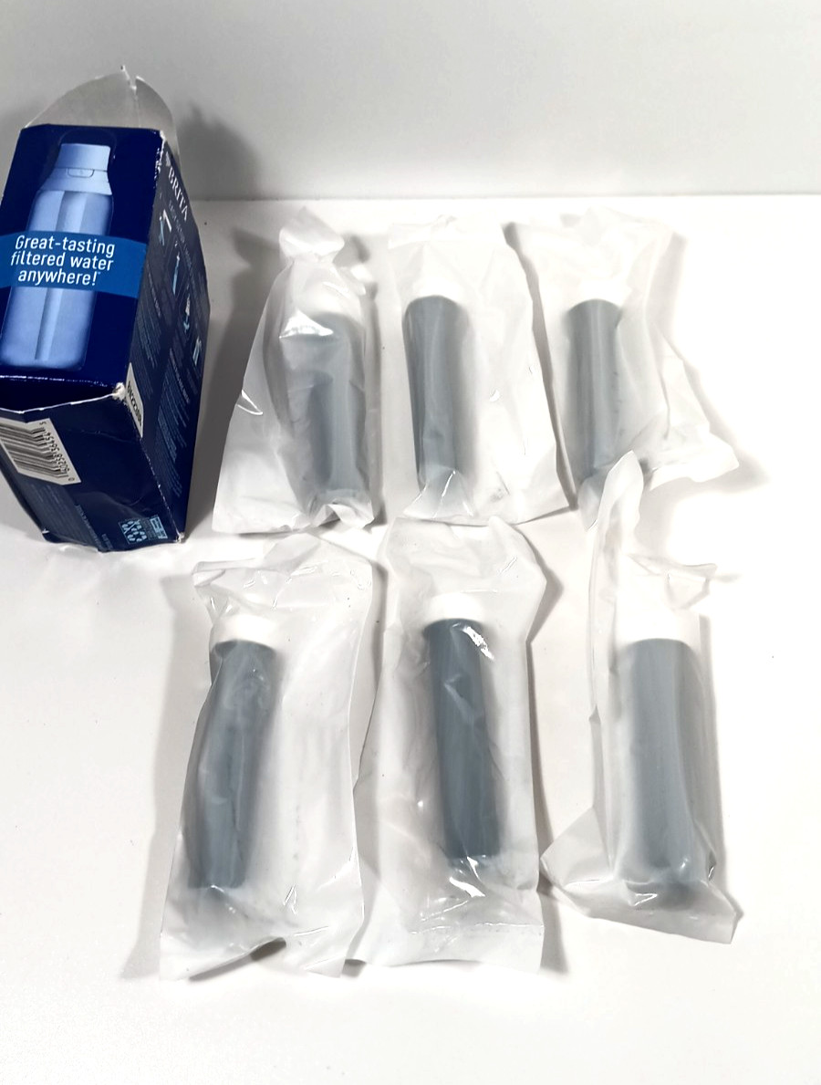 BRITA Bottle Replacement Filters 6 Filters 1 Year Pack (BRAND NEW)