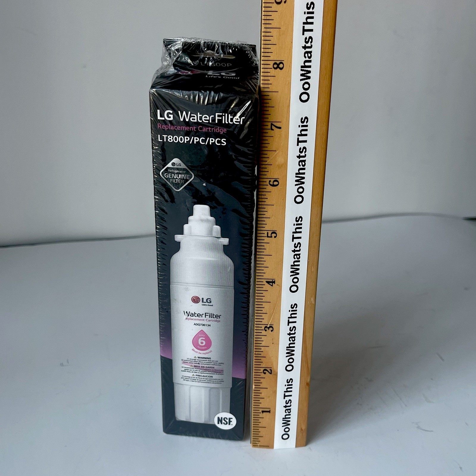OEM Sealed LG LT800P Fridge Water Filter 200 Gallons 6 Mos ADQ73613401 Korea New