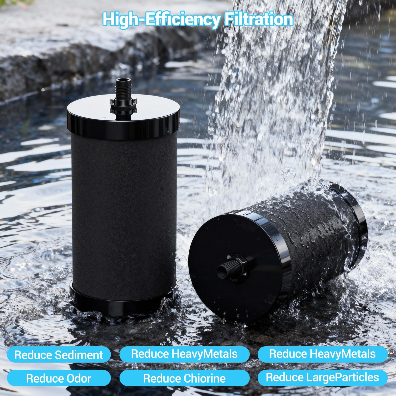 2387 Pro Filter Replacement Compatible with Alexapure 2387 Pro Water Filter