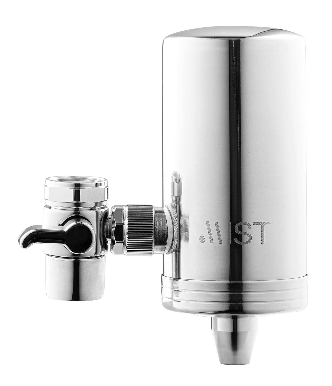 Mist- Water Faucet Filter for Sink, Stainless Steel, 320 Gal Capacity w/Filter