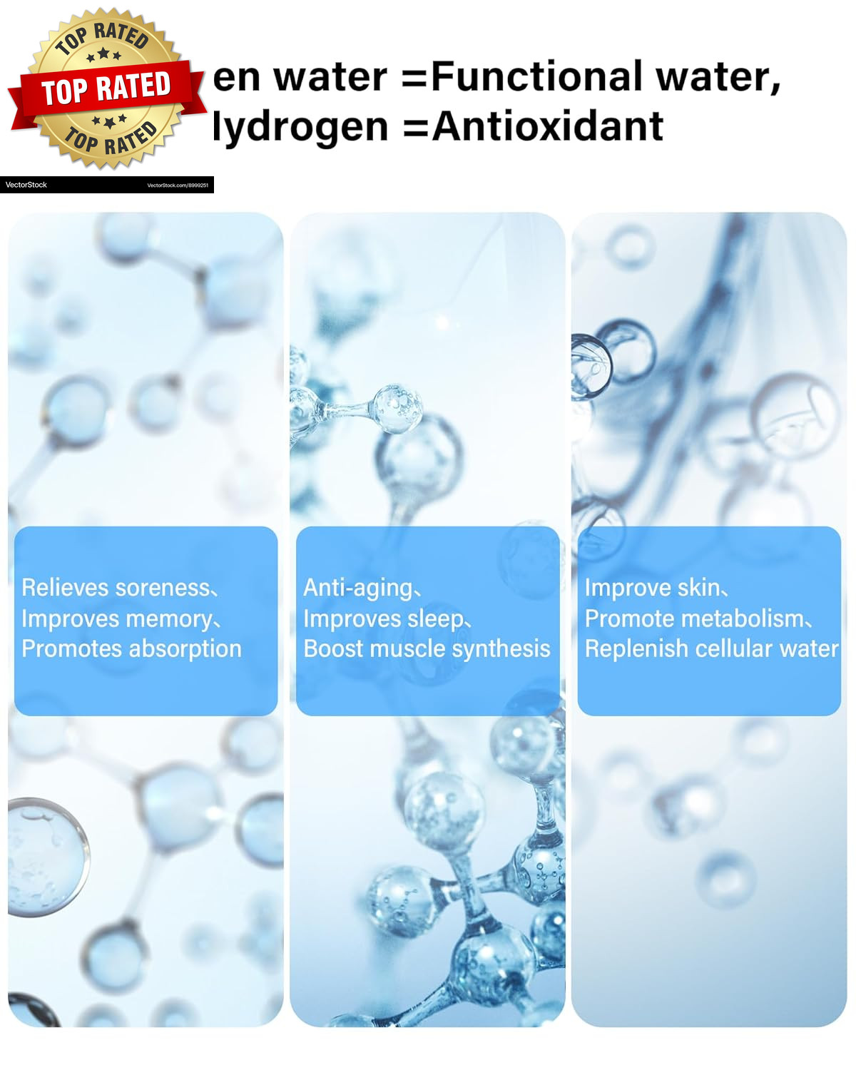 2026 Upgraded Hydrogen Water Bottle 1600-2000 Hydrogen Water Bottle Generator Hy