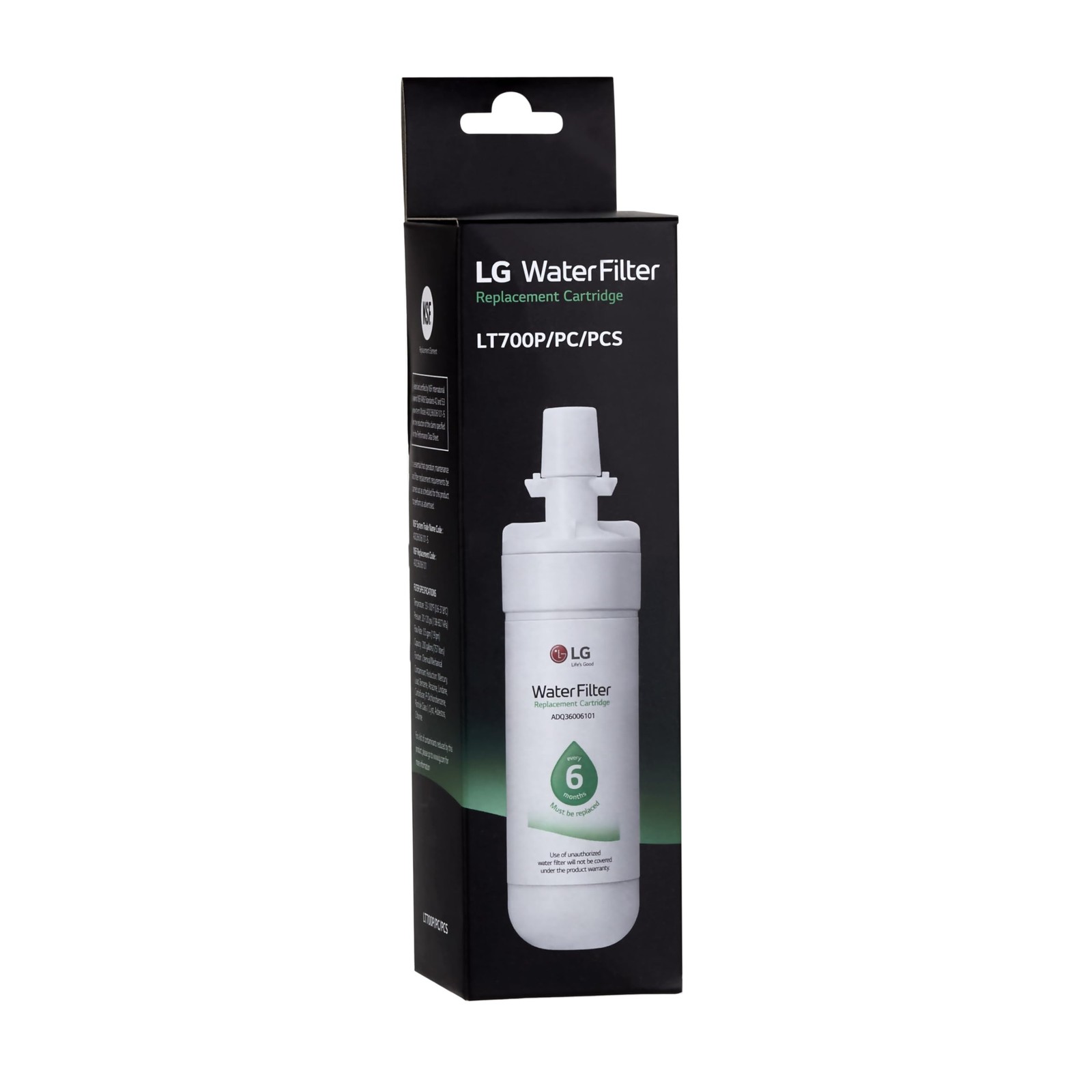 LG LT700P 6 Month / 200 Gallon Capacity Replacement Refrigerator Water Filter