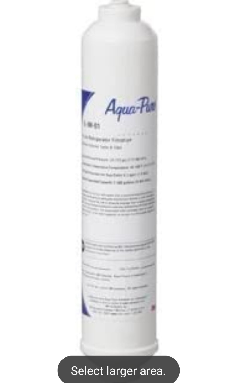 3M Aqua-Pure IL-IM-01 Inline Carbon Water Filter 1/4 Quick Connect