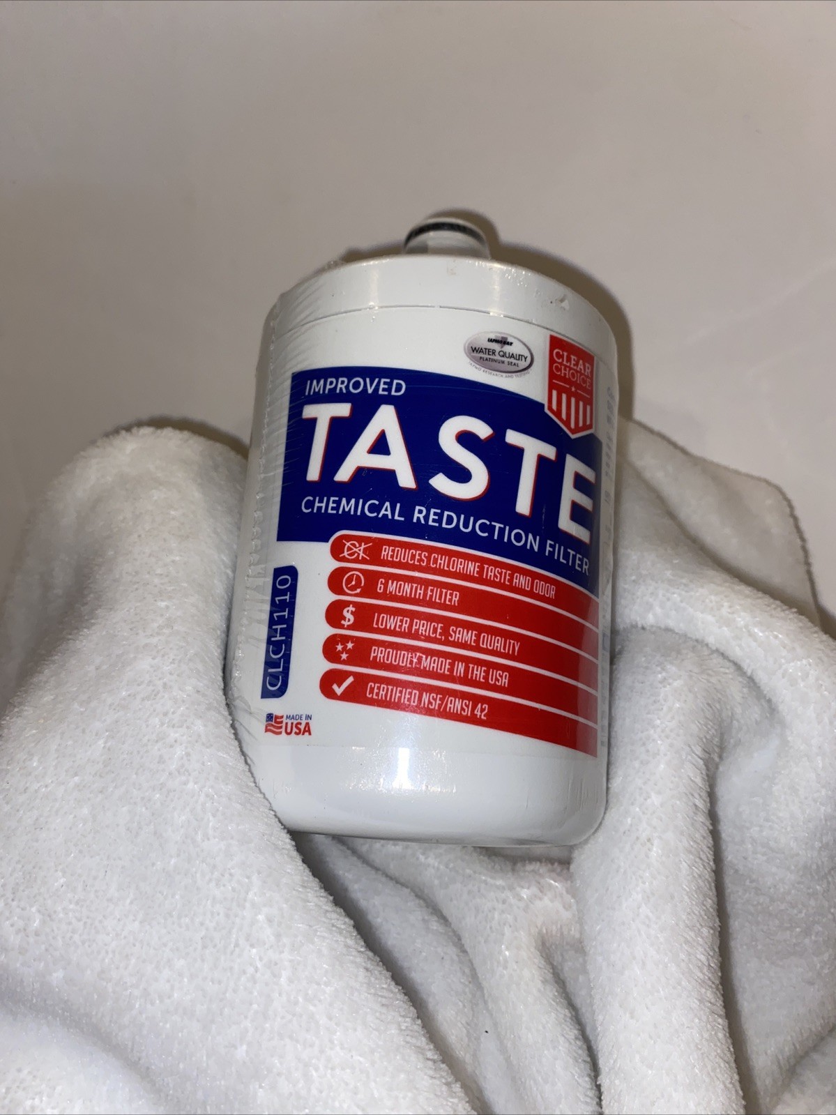 Clear Choice Improved Taste Chemical Reduction Filter