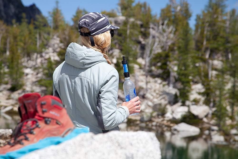 Mini Water Filtration System with 99.999999% Bacteria Protection, Portable Use
